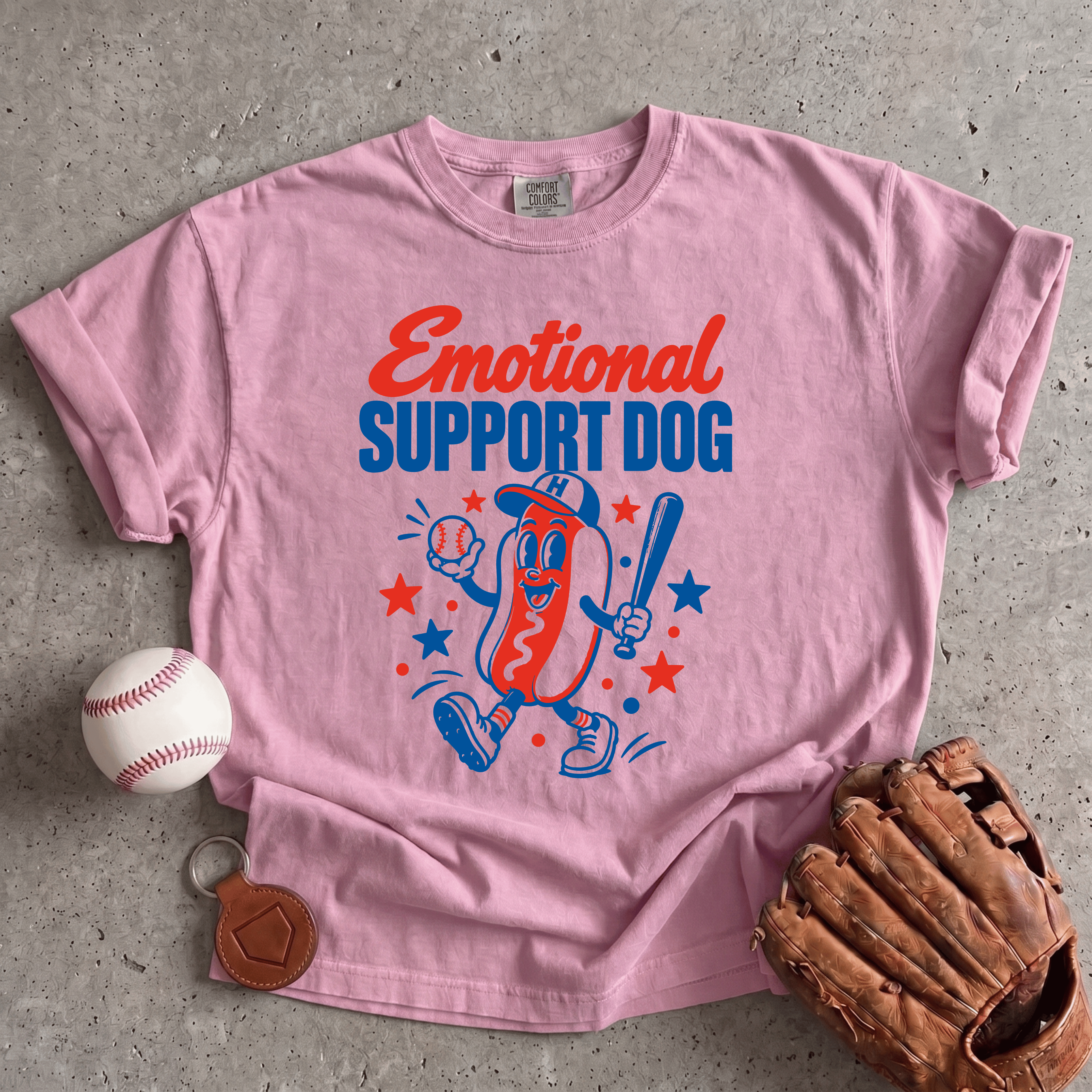 Collection of Emotional Support Dog T-Shirt in a gallery layout
