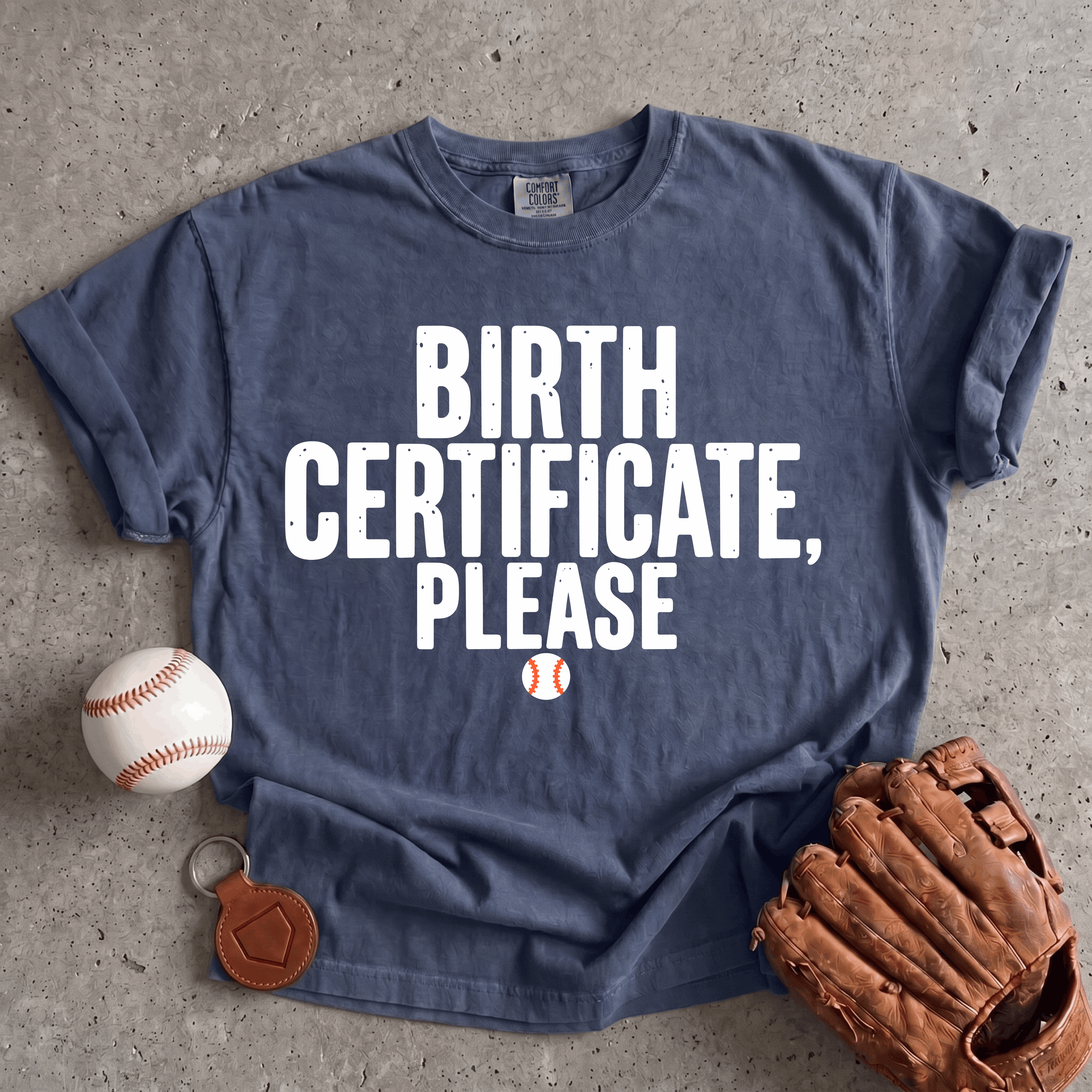 Collection of Birth Certificate T-Shirt in a gallery layout