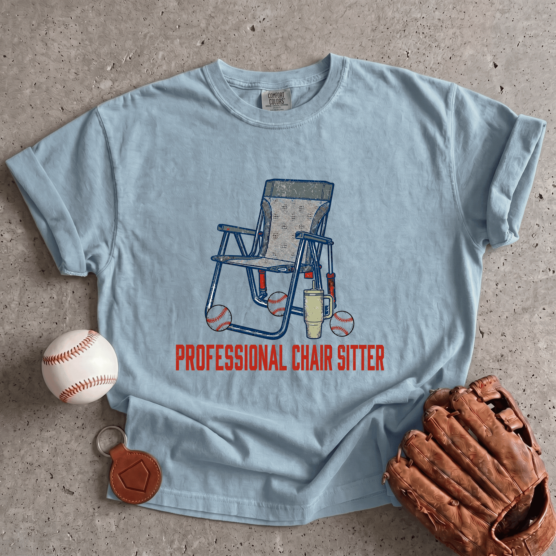 Professional Chair Sitter Baseball Parent T-Shirt