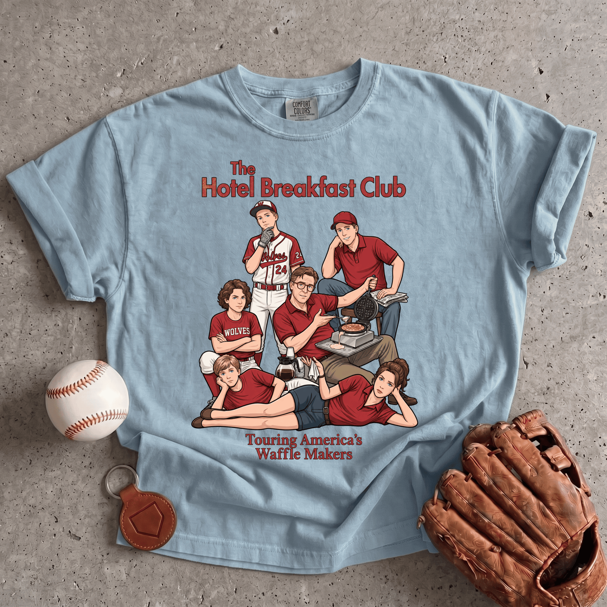 Hotel Breakfast Club Travel Ball T-Shirt