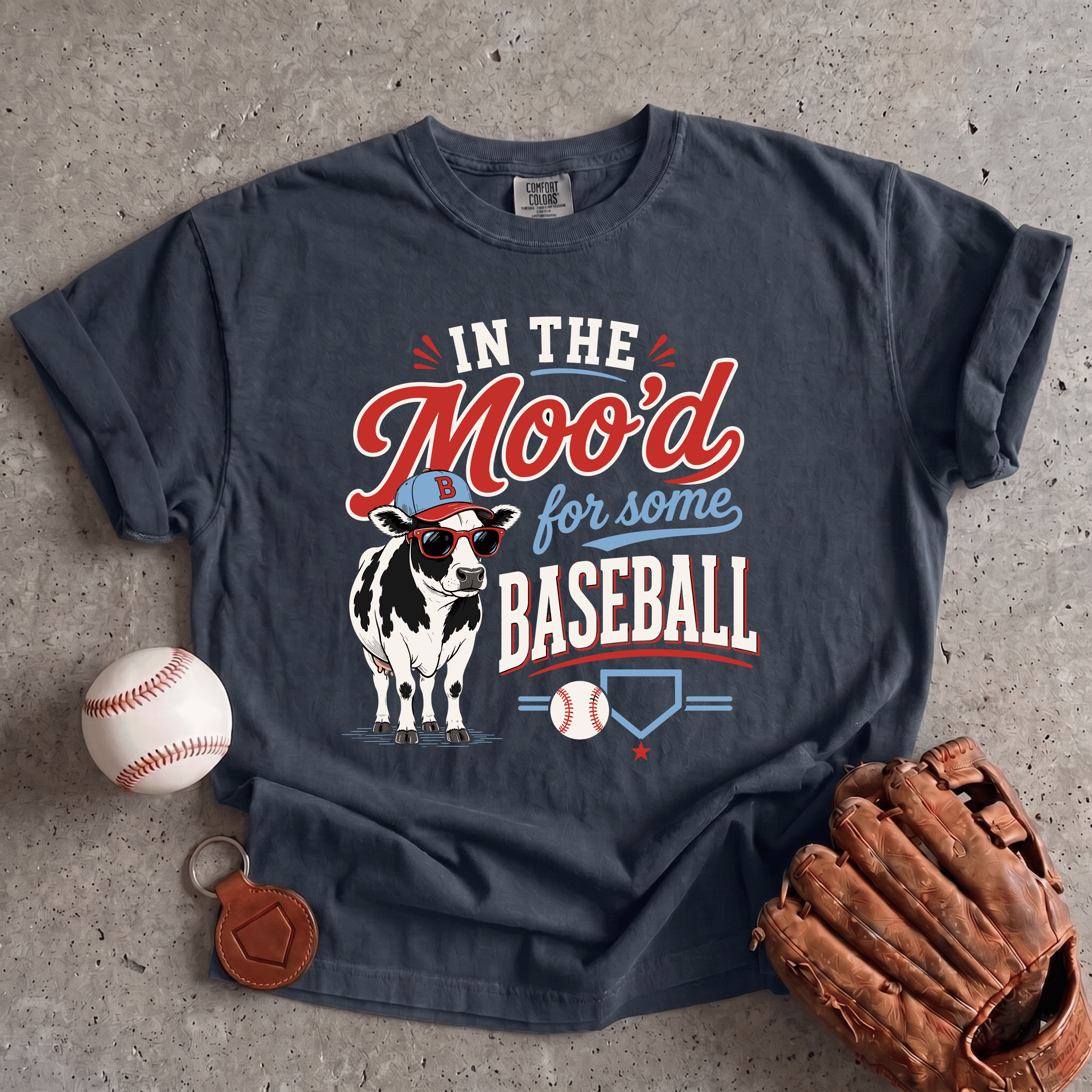 Collection of In The Mood For Baseball T-Shirt in a gallery layout