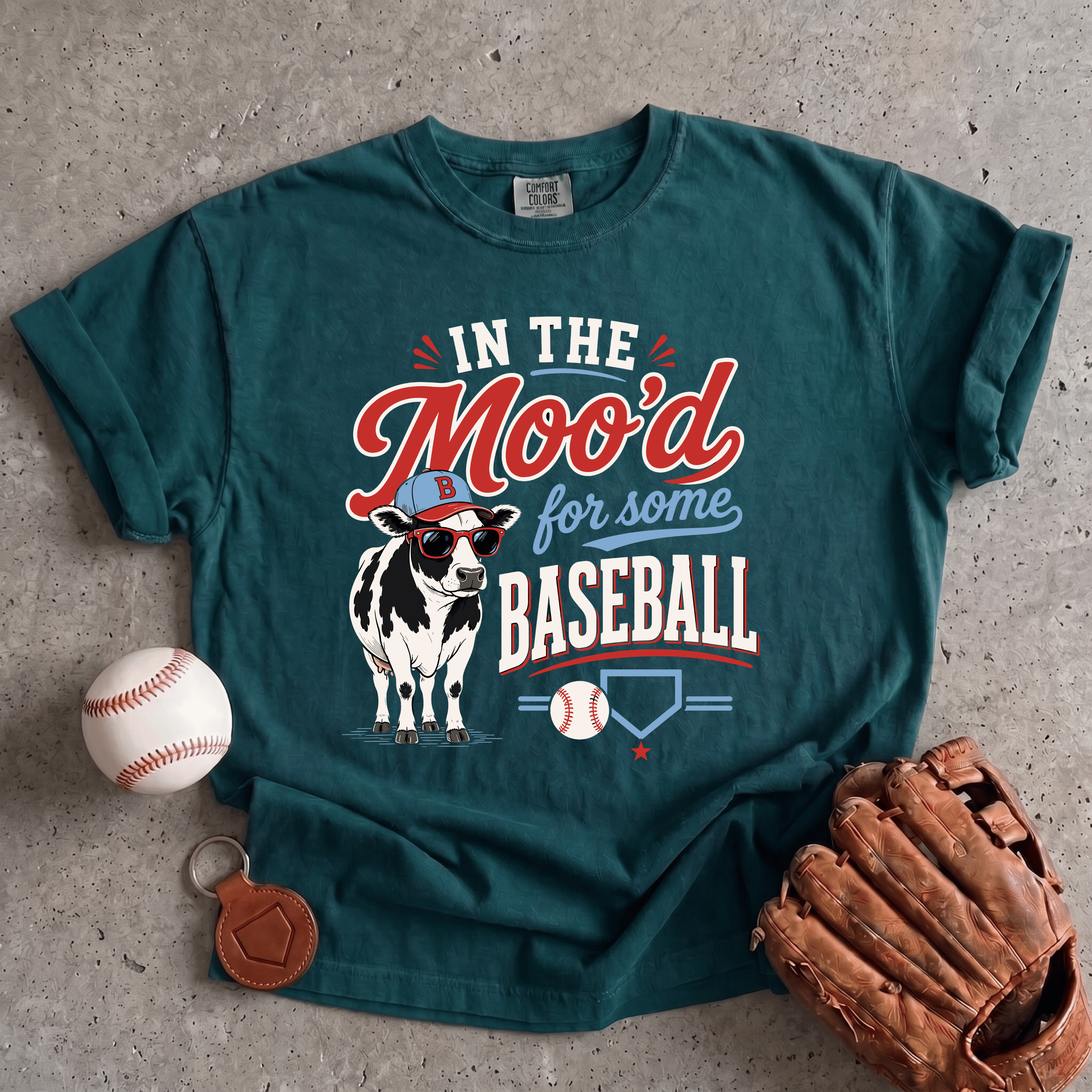 Collection of In The Mood For Baseball T-Shirt in a gallery layout