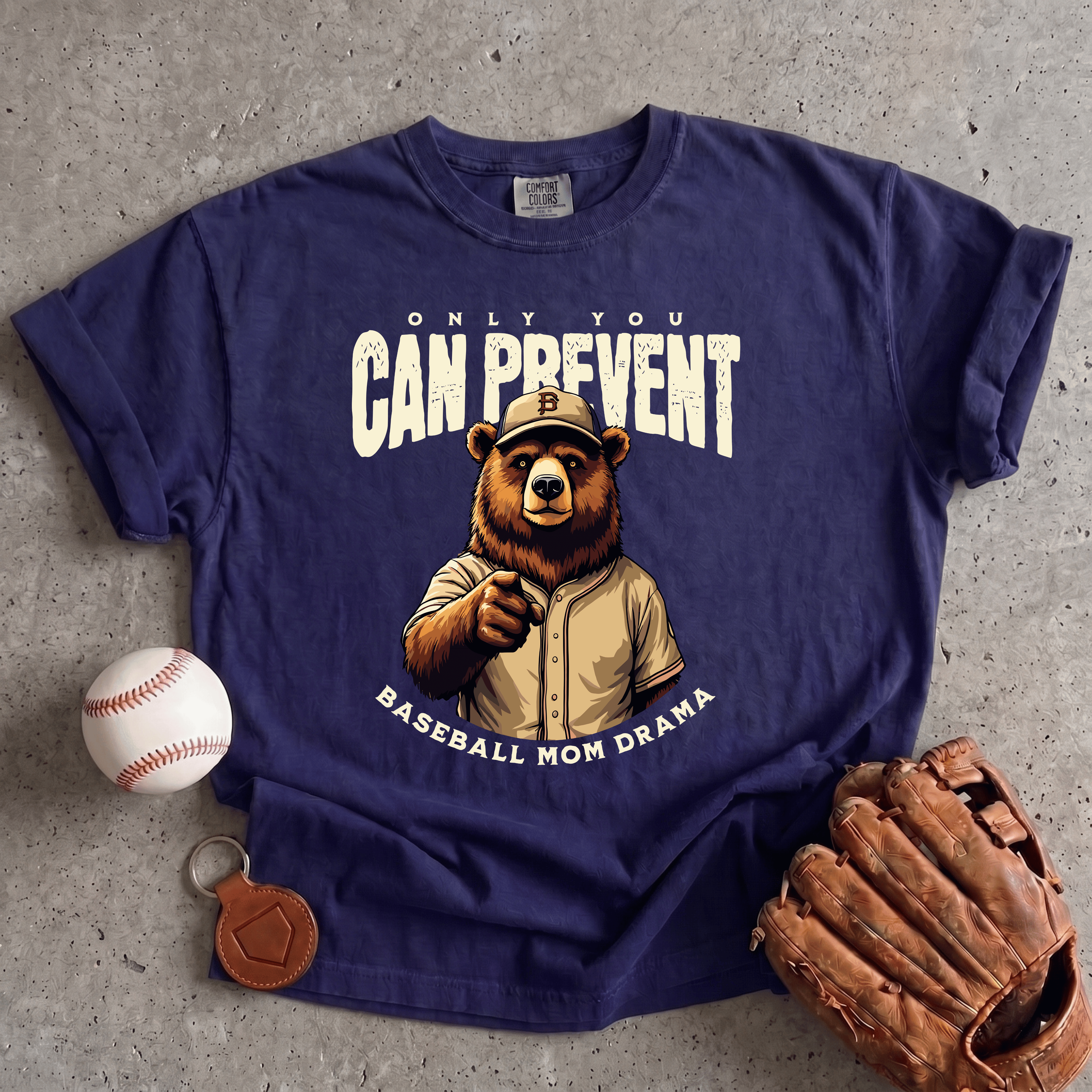 Collection of Baseball Mom Drama T-Shirt in a gallery layout