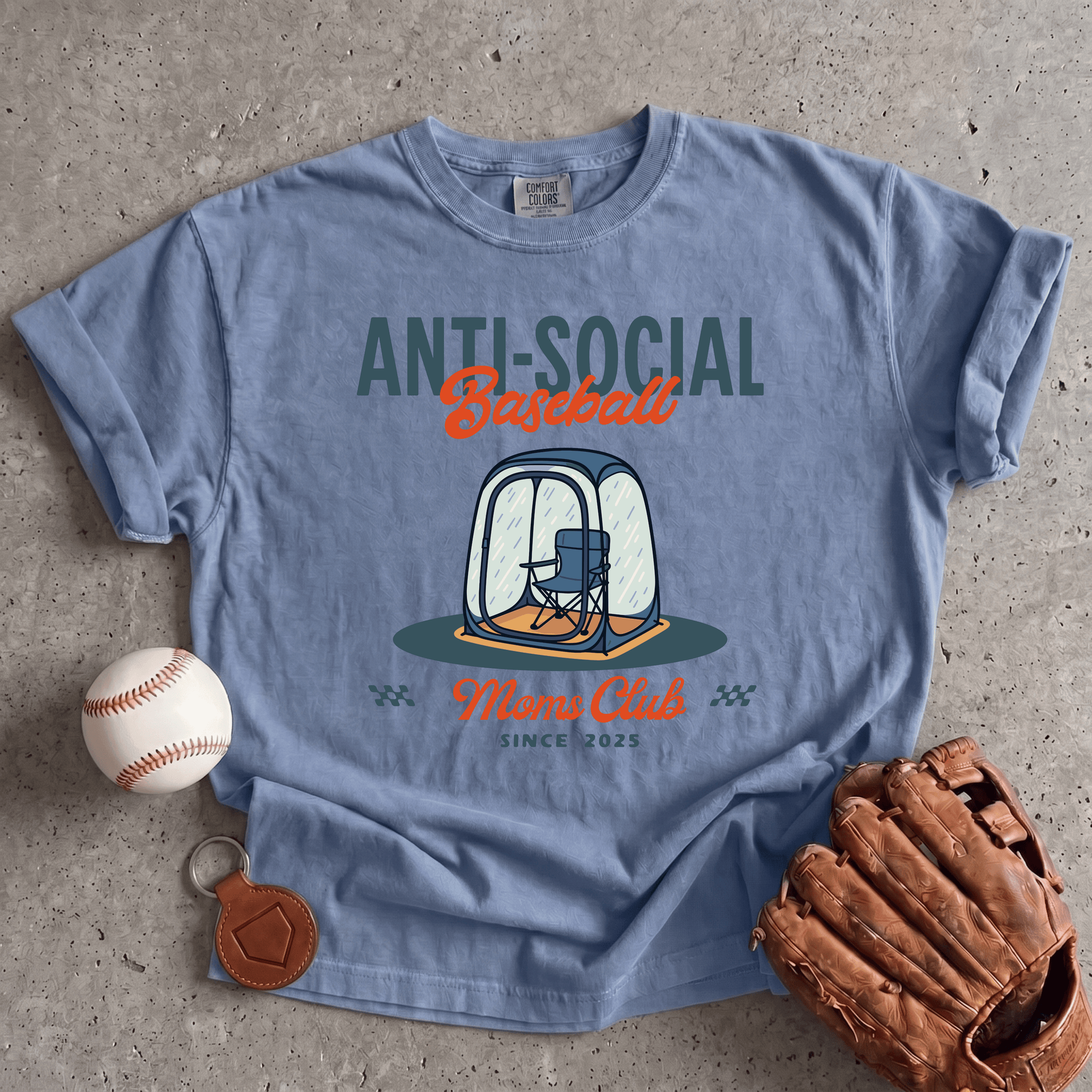 Anti Social Baseball Mom T-Shirt