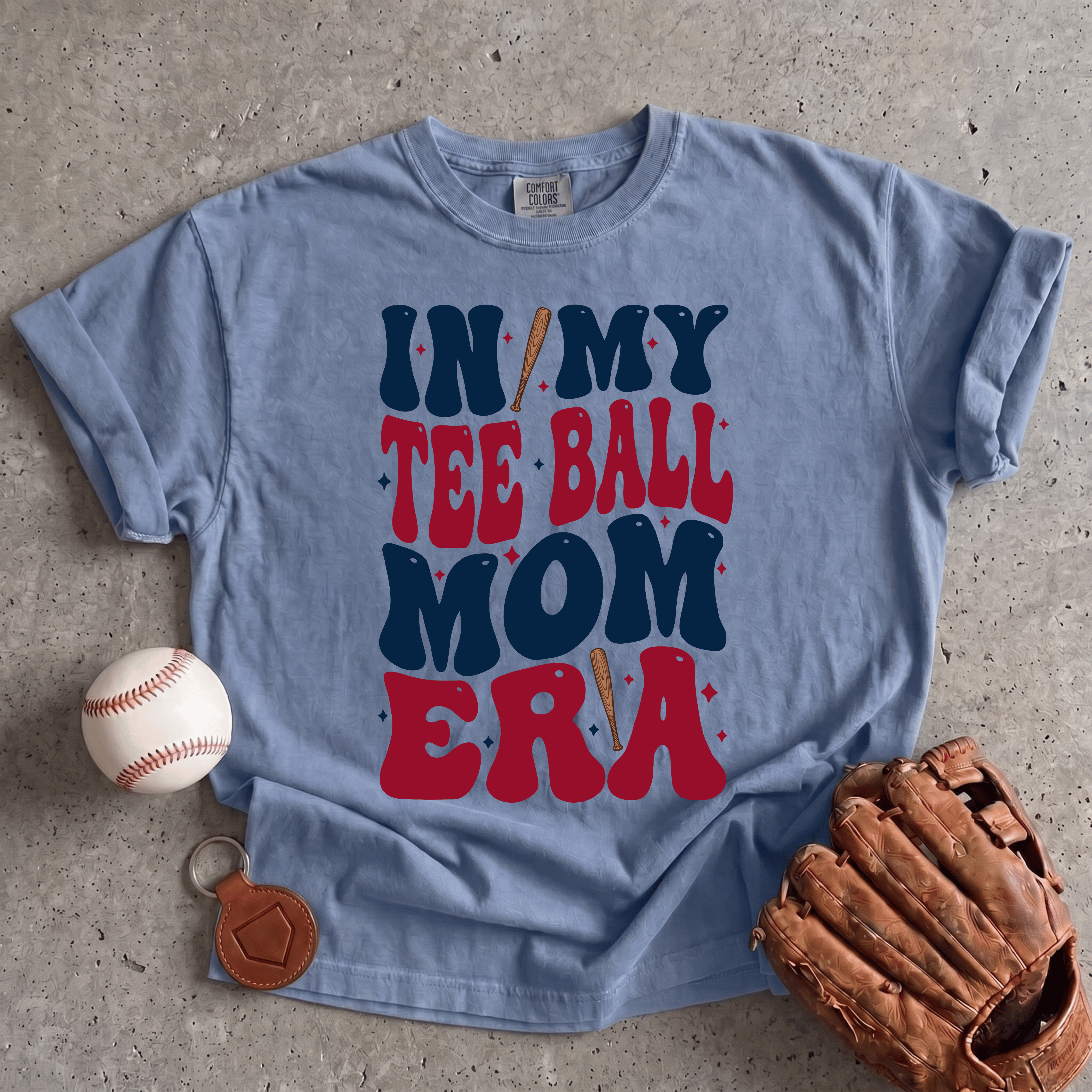 Collection of T-Ball Mom T-Shirt in a gallery layout