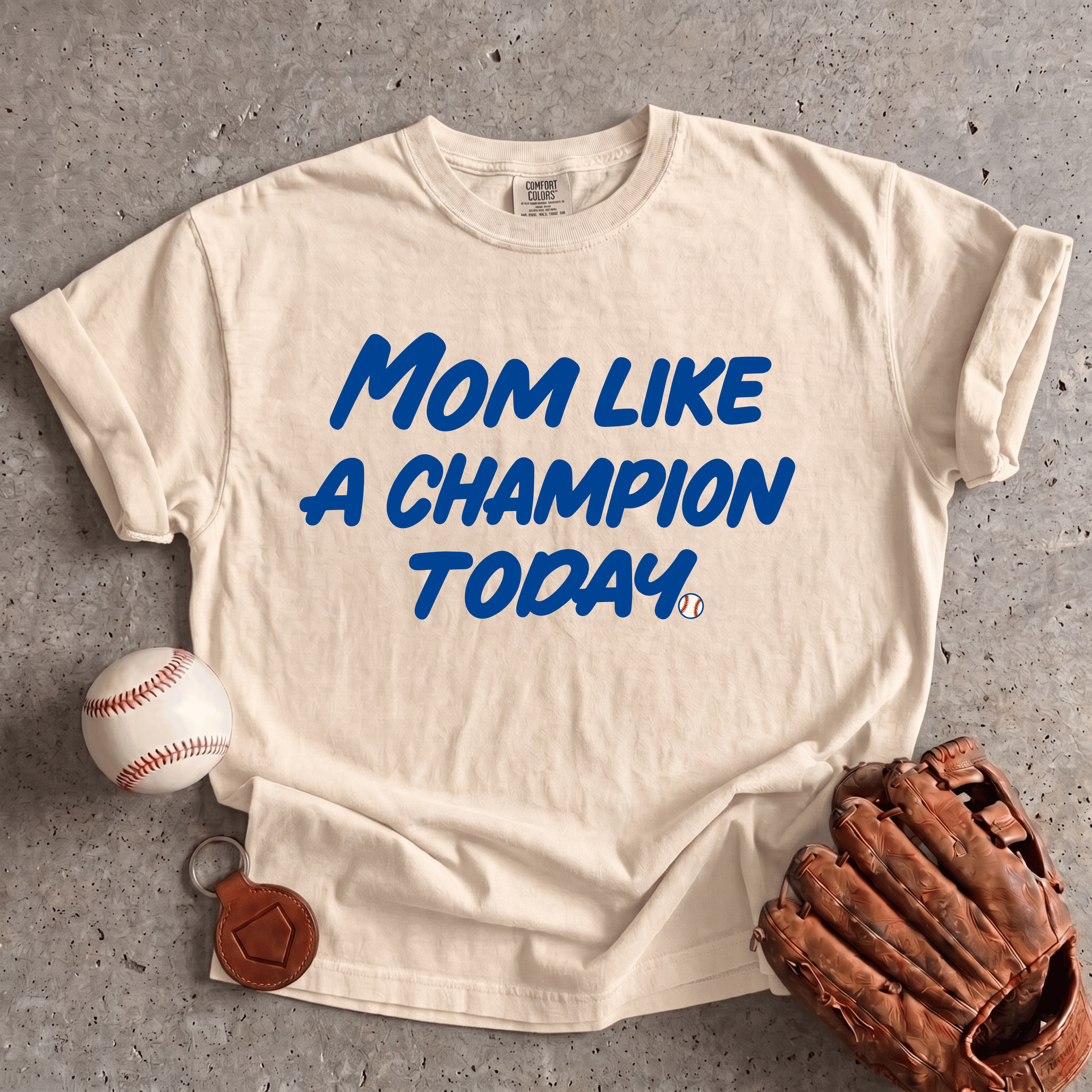 Collection of Mom Like A Champion T-Shirt in a gallery layout