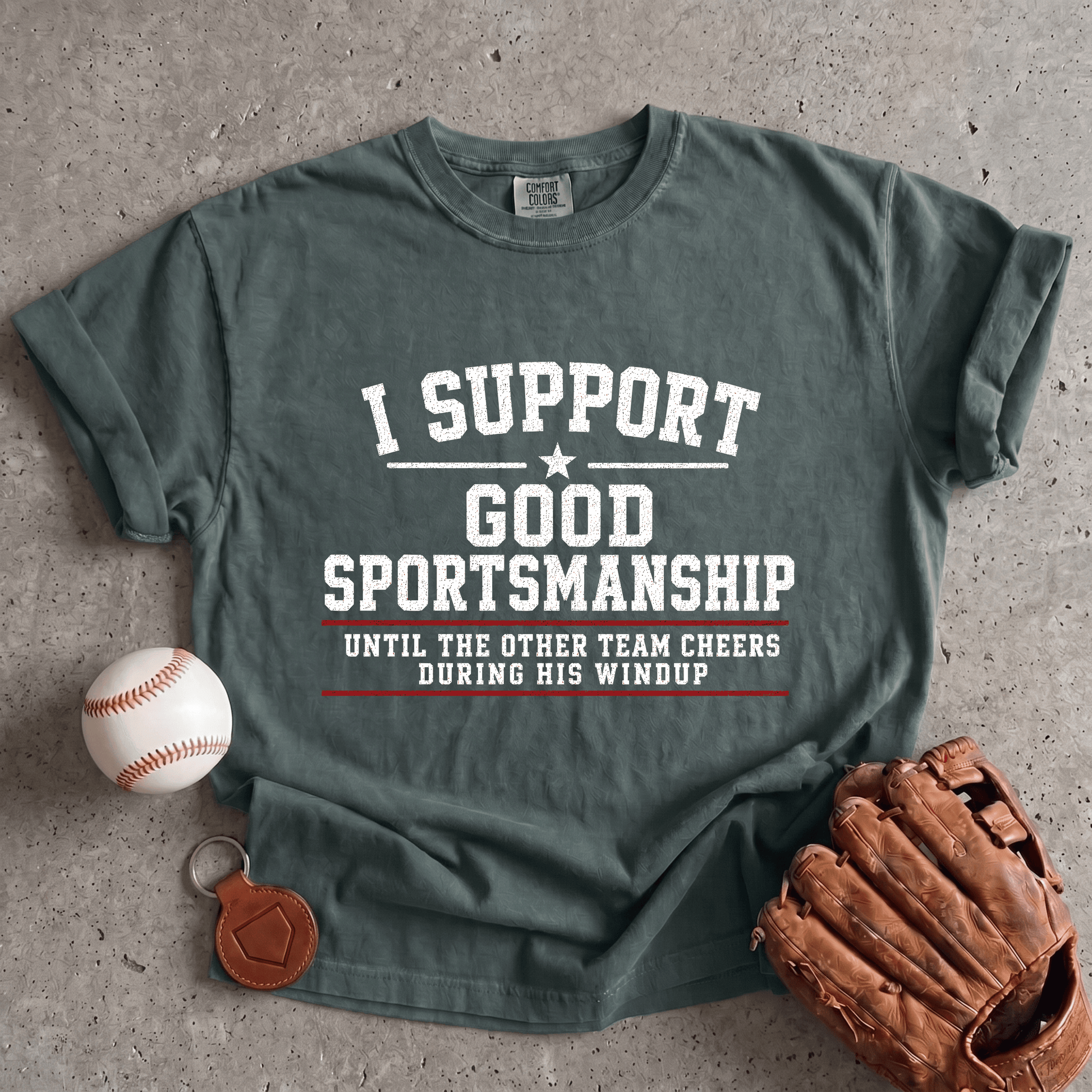 Good Sportsmanship Pitching T-Shirt