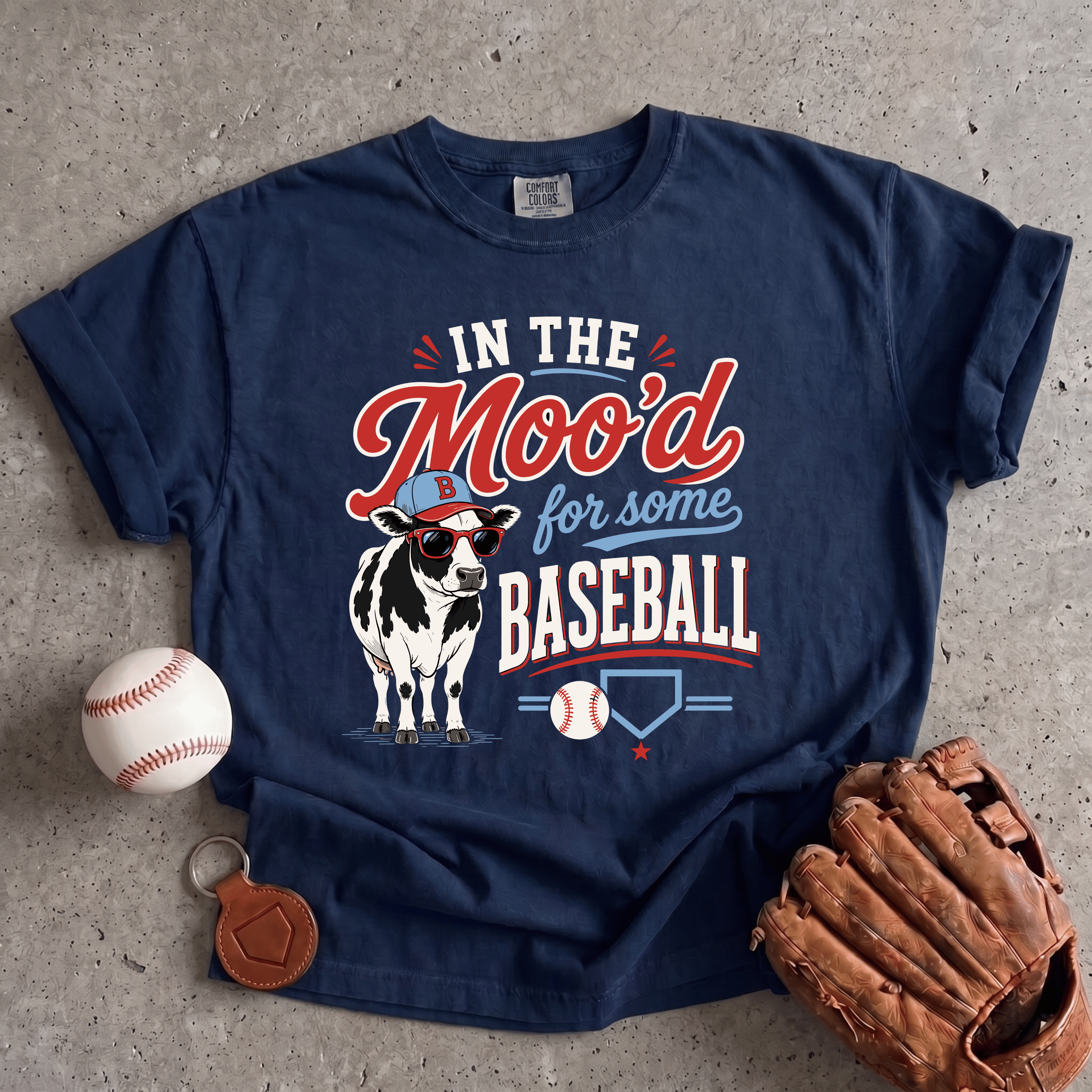 Collection of In The Mood For Baseball T-Shirt in a gallery layout