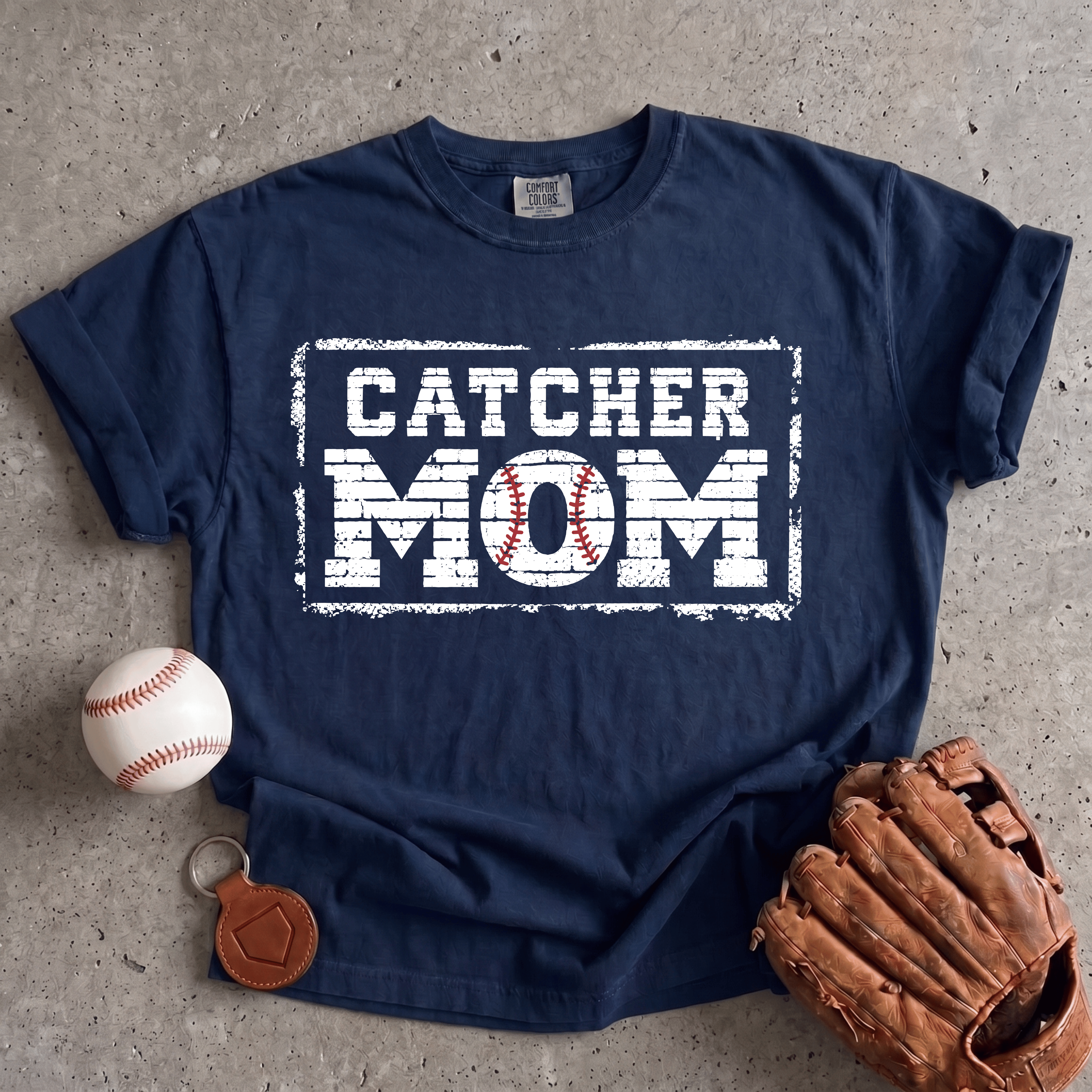 Collection of Catcher Mom T-Shirt in a gallery layout