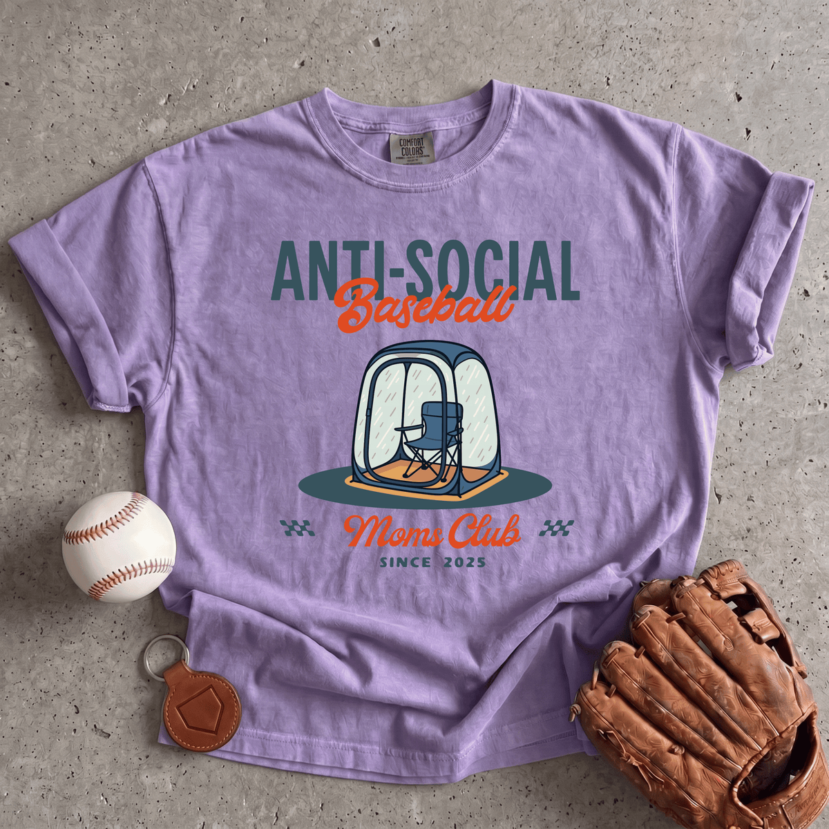 Anti Social Baseball Mom T-Shirt