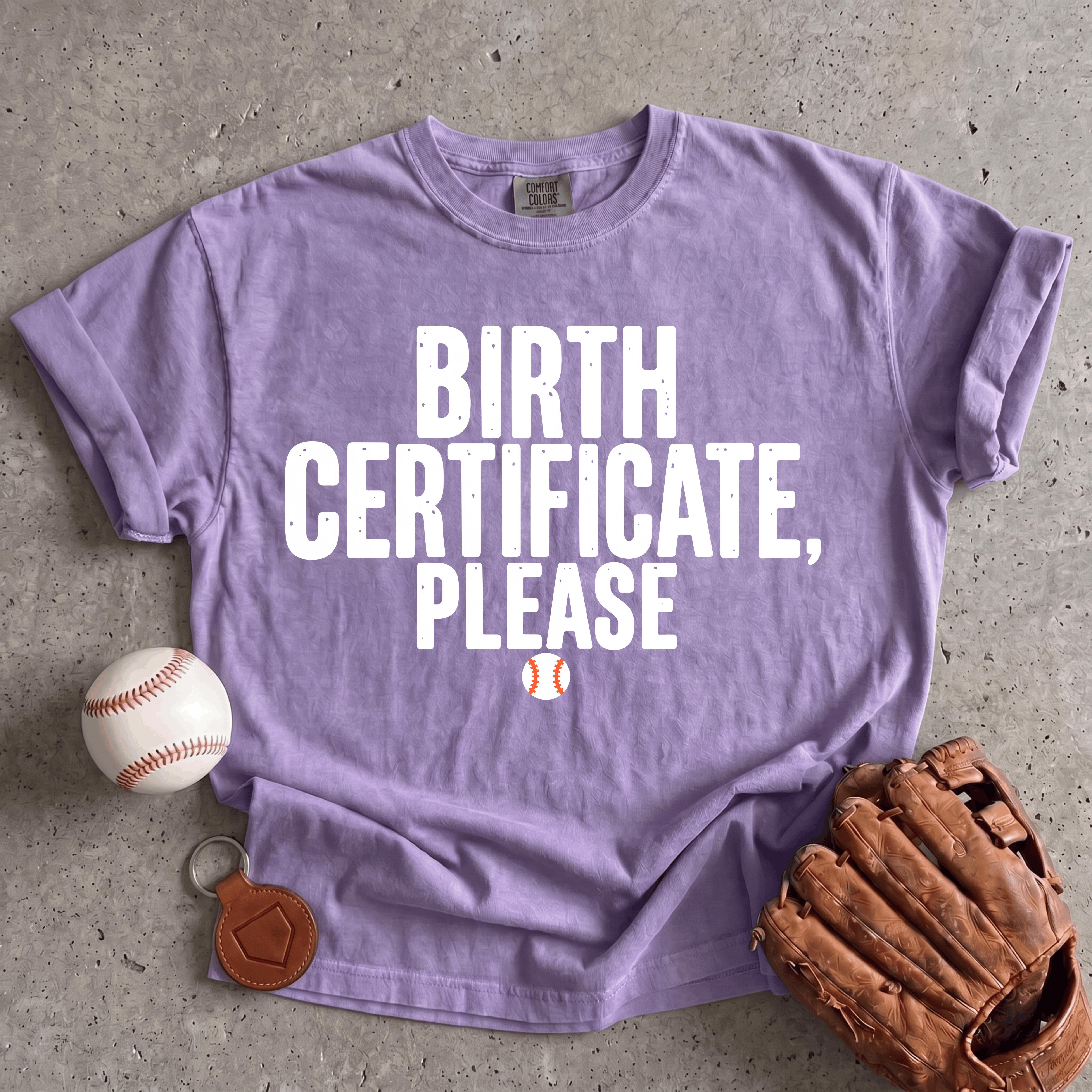 Collection of Birth Certificate T-Shirt in a gallery layout