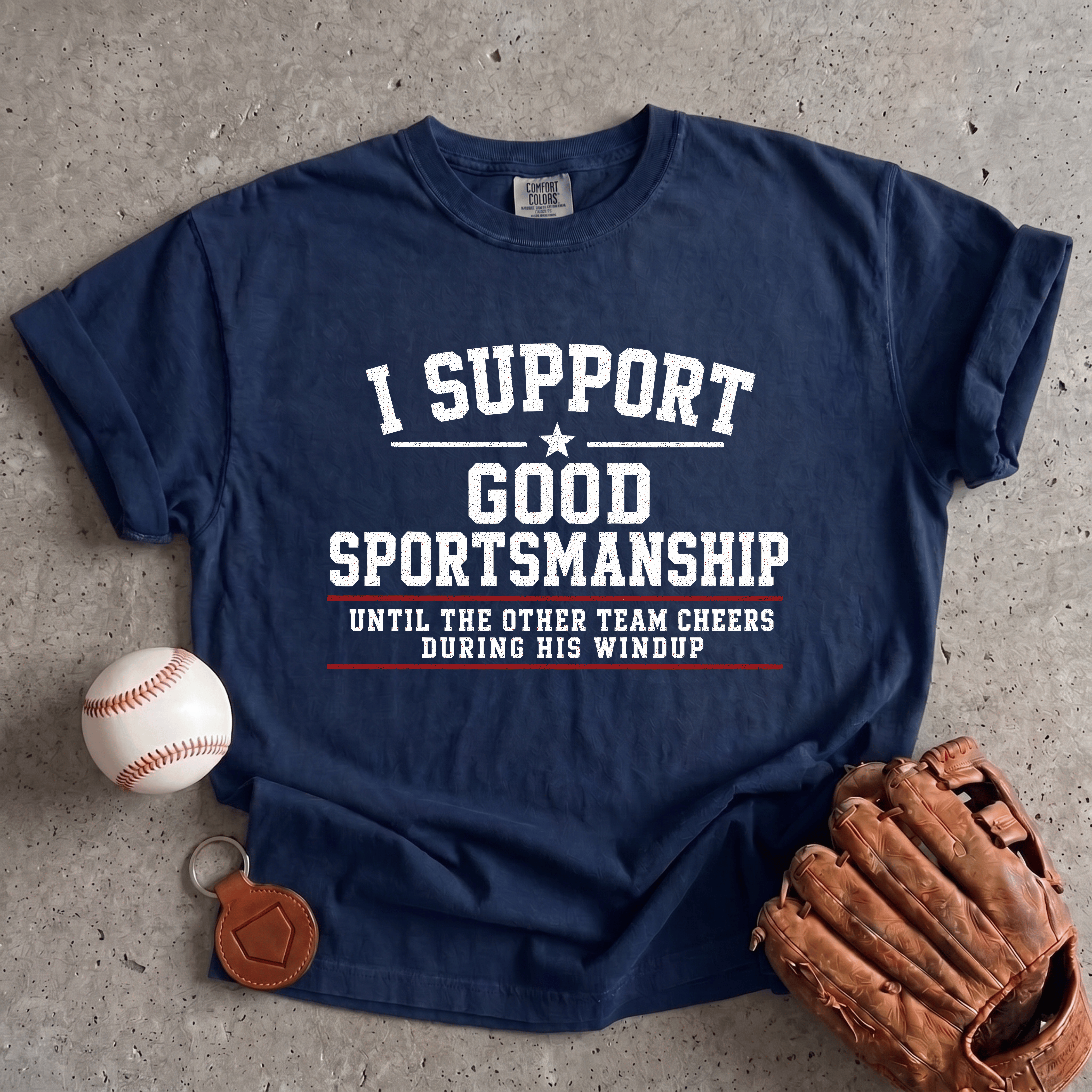 Collection of Good Sportsmanship Pitching T-Shirt in a gallery layout