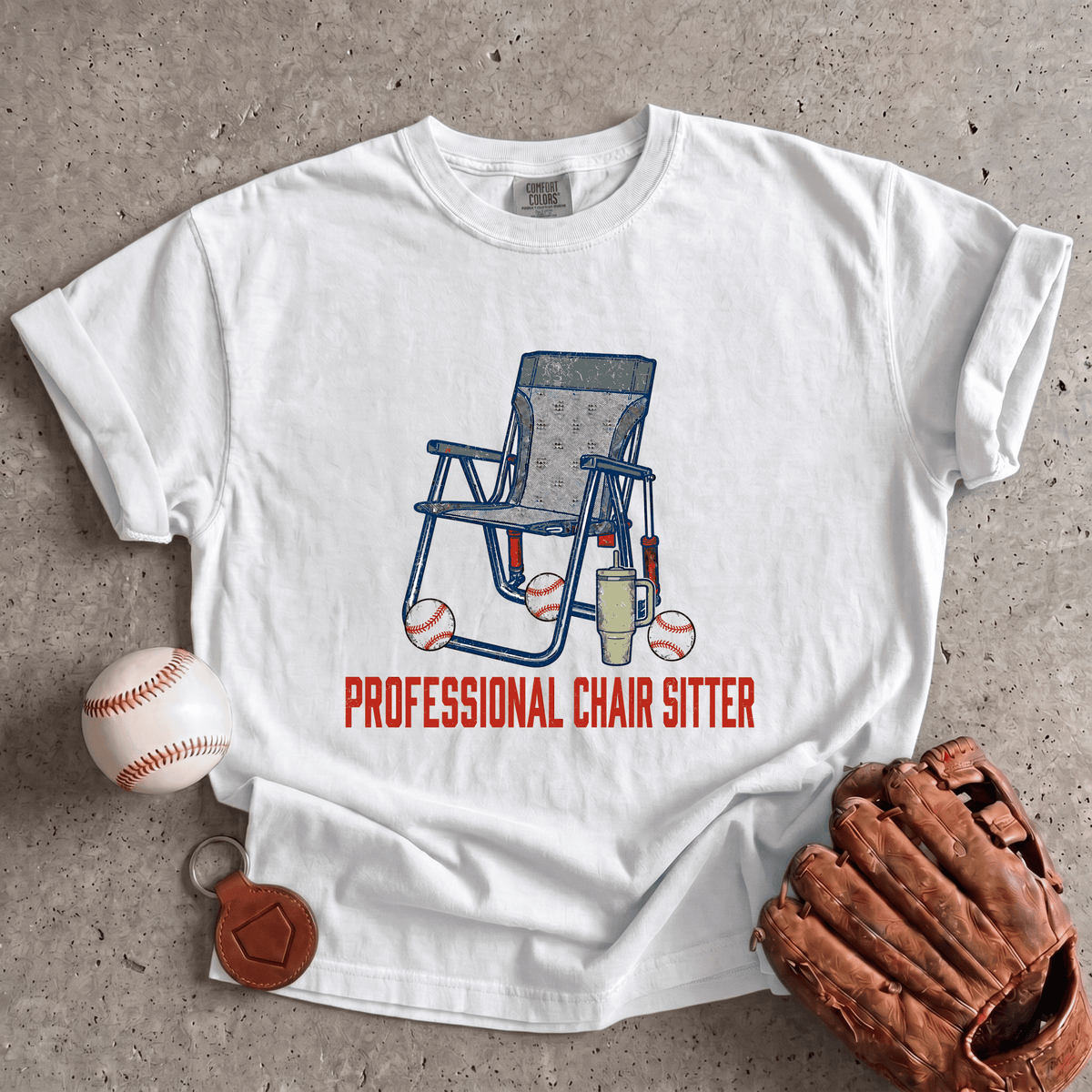 Professional Chair Sitter Baseball Parent T-Shirt