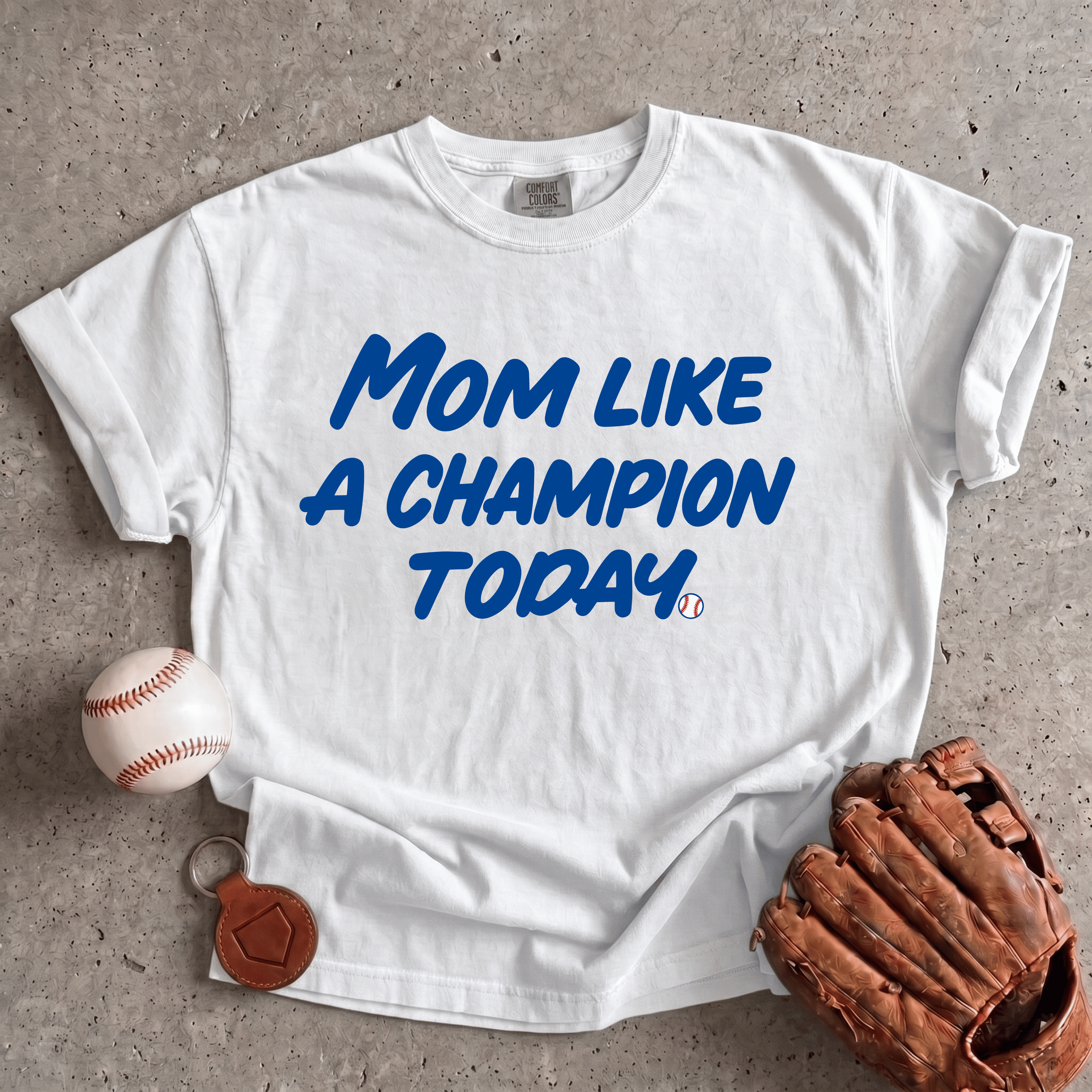 Collection of Mom Like A Champion T-Shirt in a gallery layout