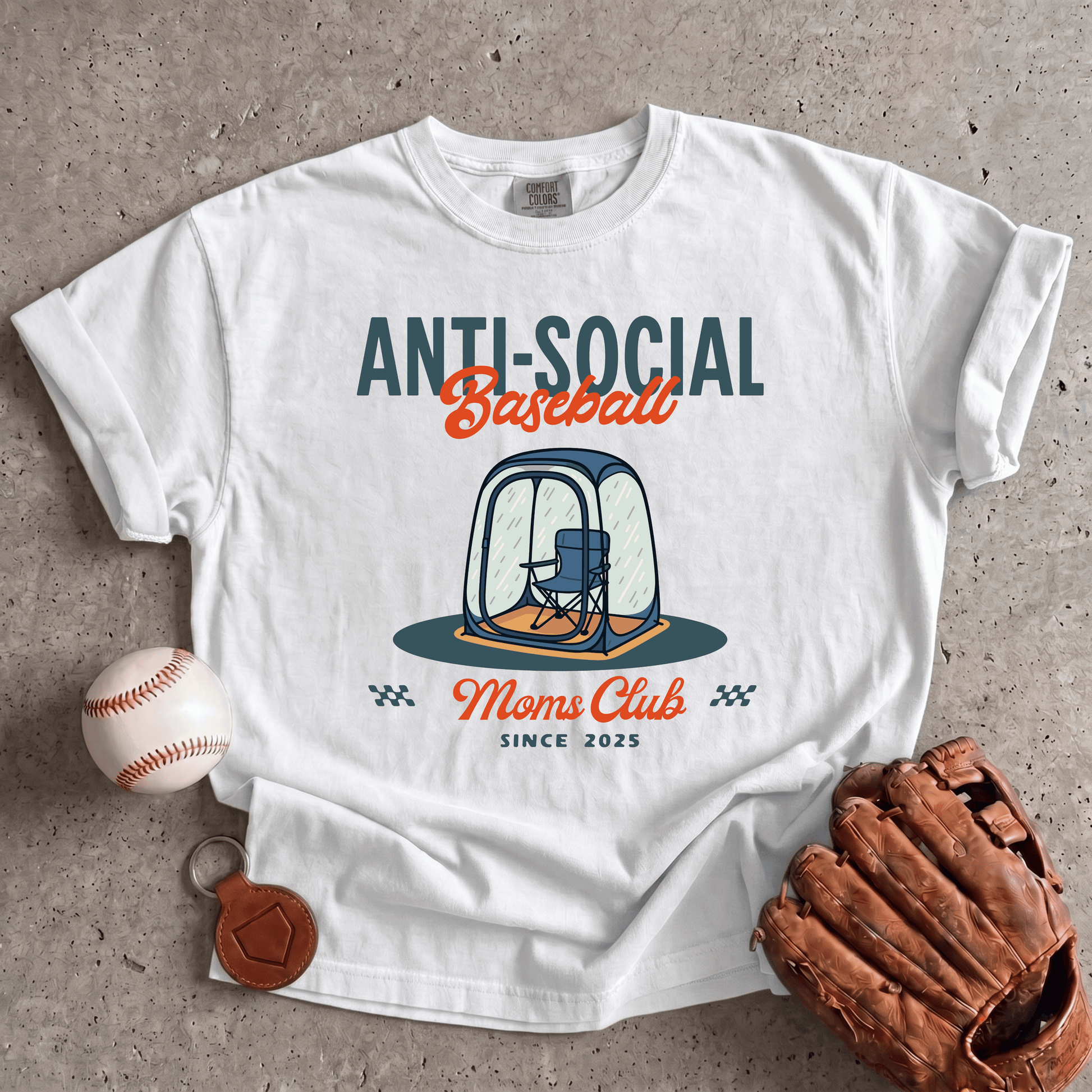 Anti Social Baseball Mom T-Shirt