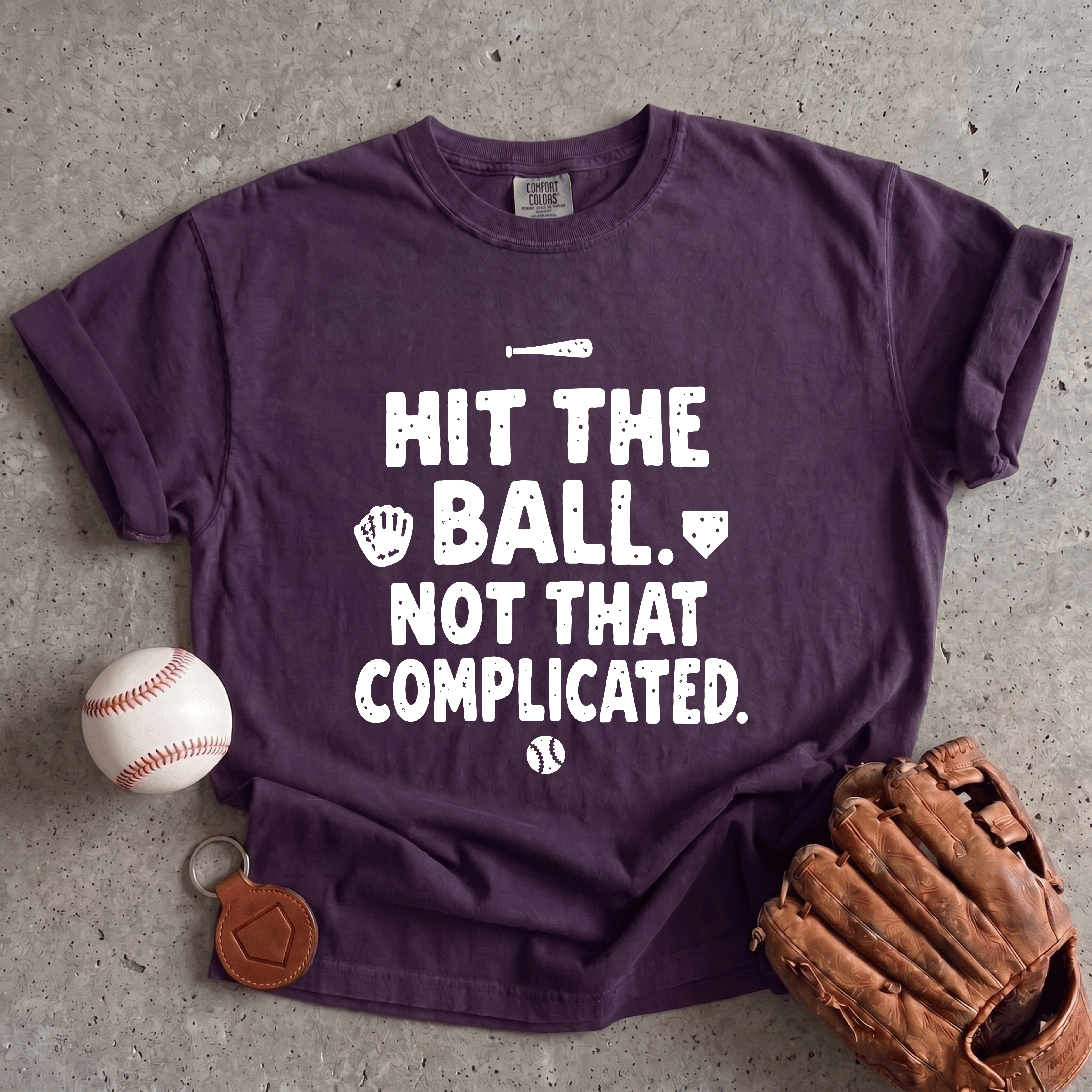 Collection of Hit the Ball. Not That Complicated T-Shirt in a gallery layout