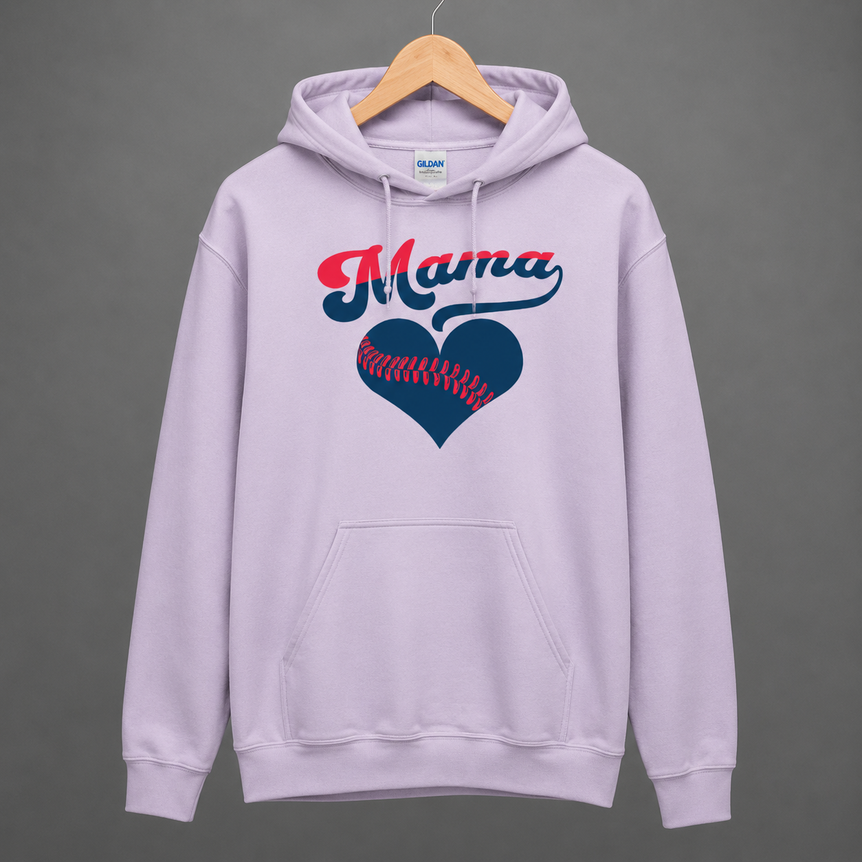 Collection of Baseball Mama Hoodie in a gallery layout