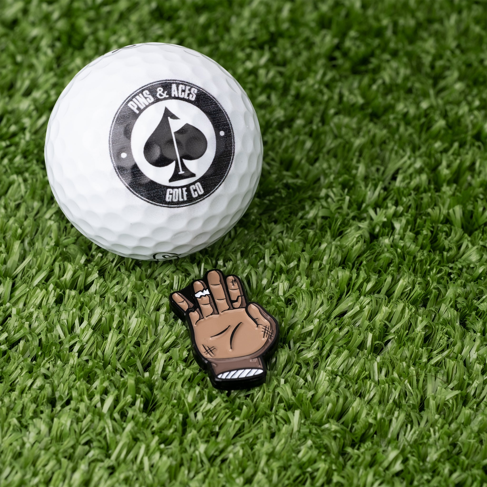 Collection of Chubs Hand Golf Ball Marker in a gallery layout