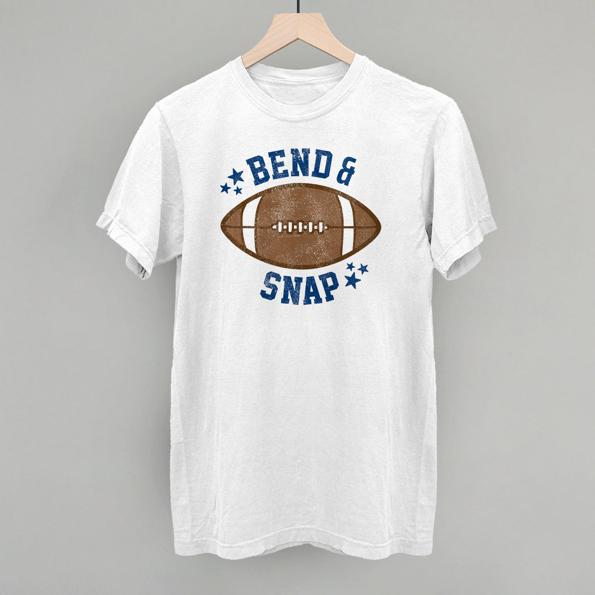 bend and snap t shirt white
