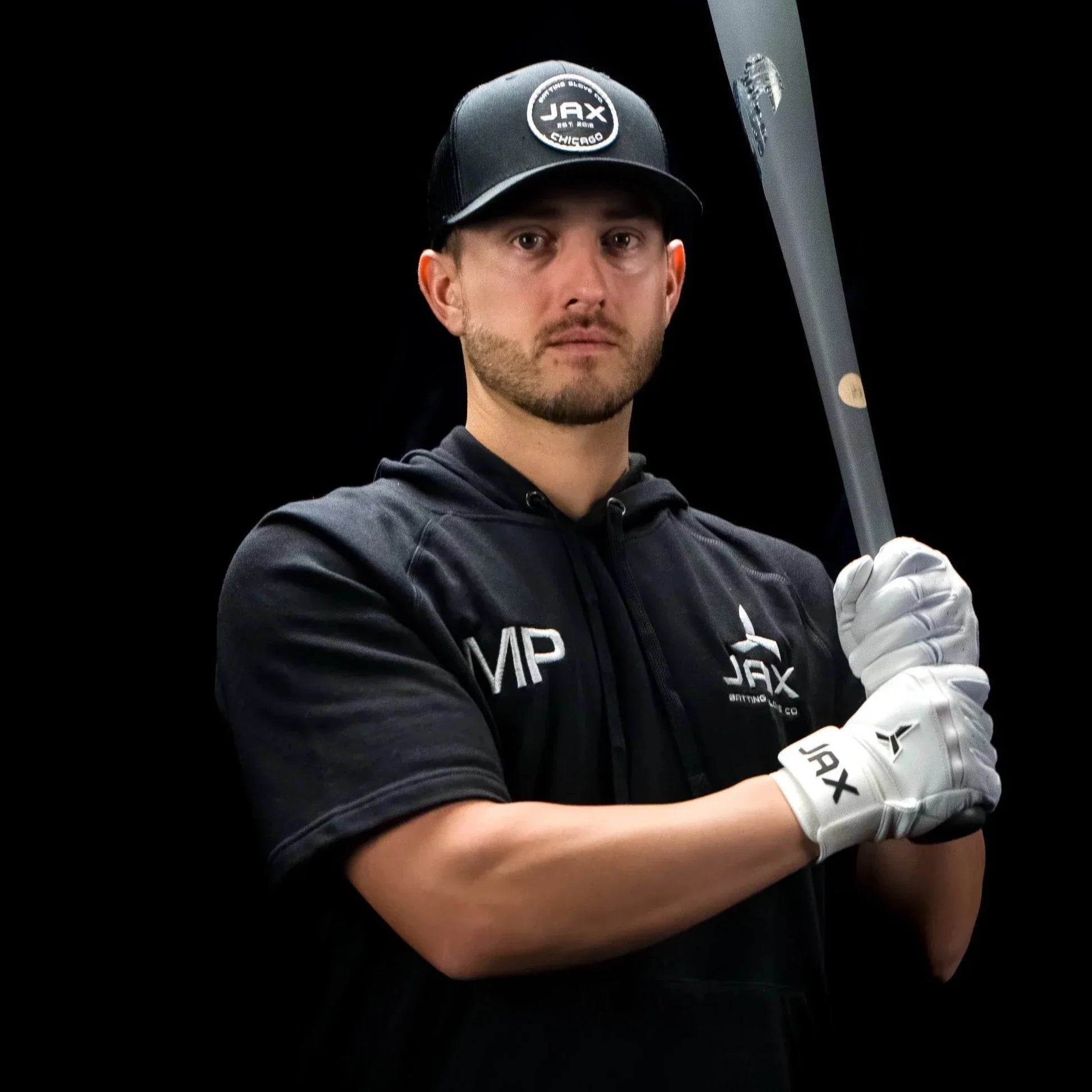 JAX Batting Gloves Platinum White Pro Cuff