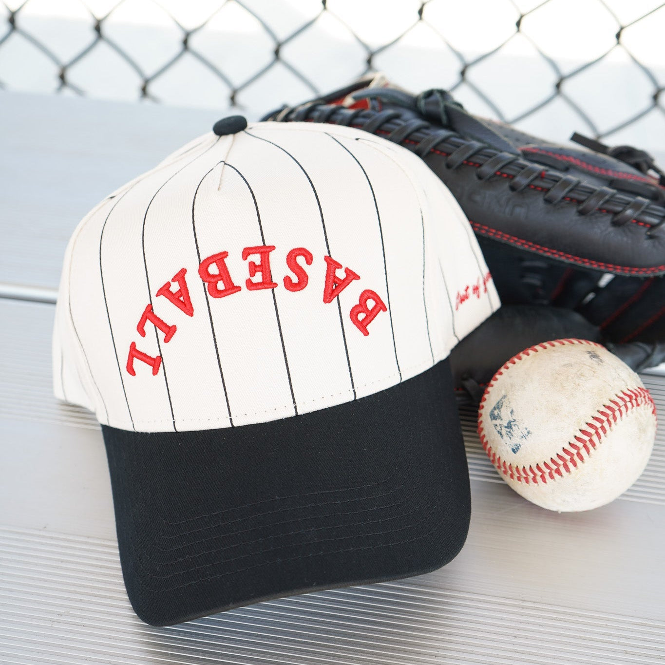 Baseball Pinstripe Vintage Hat | Out of Your League