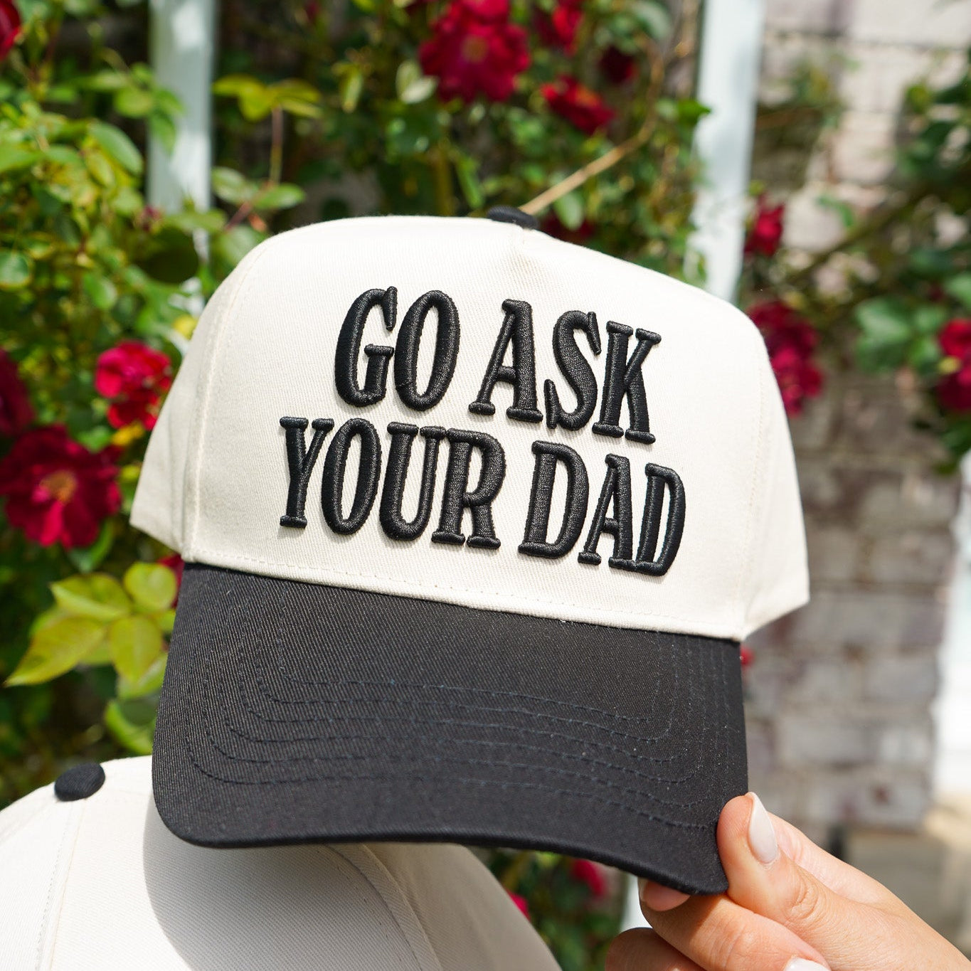 Collection of Go Ask Your Dad Hat | Funny Mom Trucker Snapback in a gallery layout