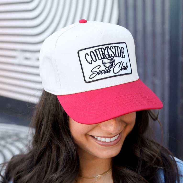 Courtside Social Club Hat | Vintage Basketball Trucker