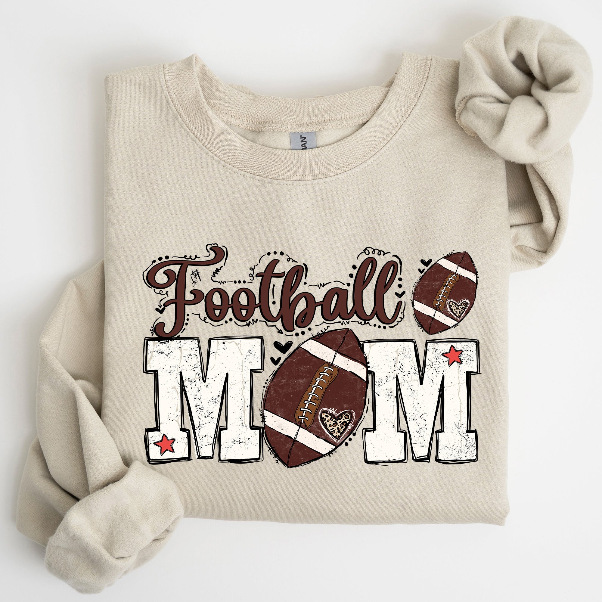 Collection of Football Mom Sweatshirt in a gallery layout