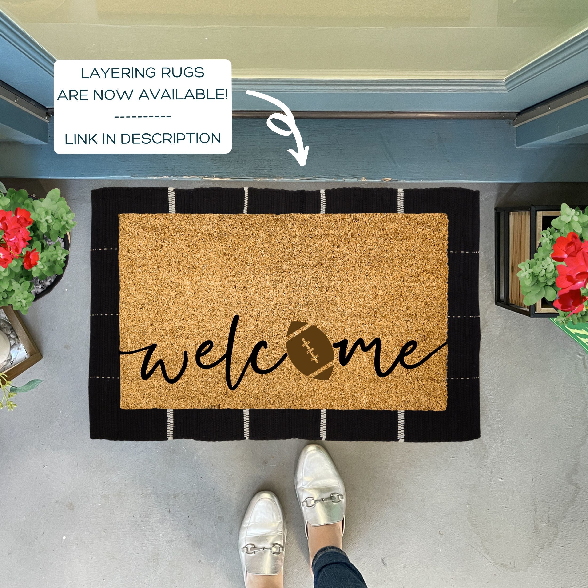 Collection of Football Doormat in a gallery layout