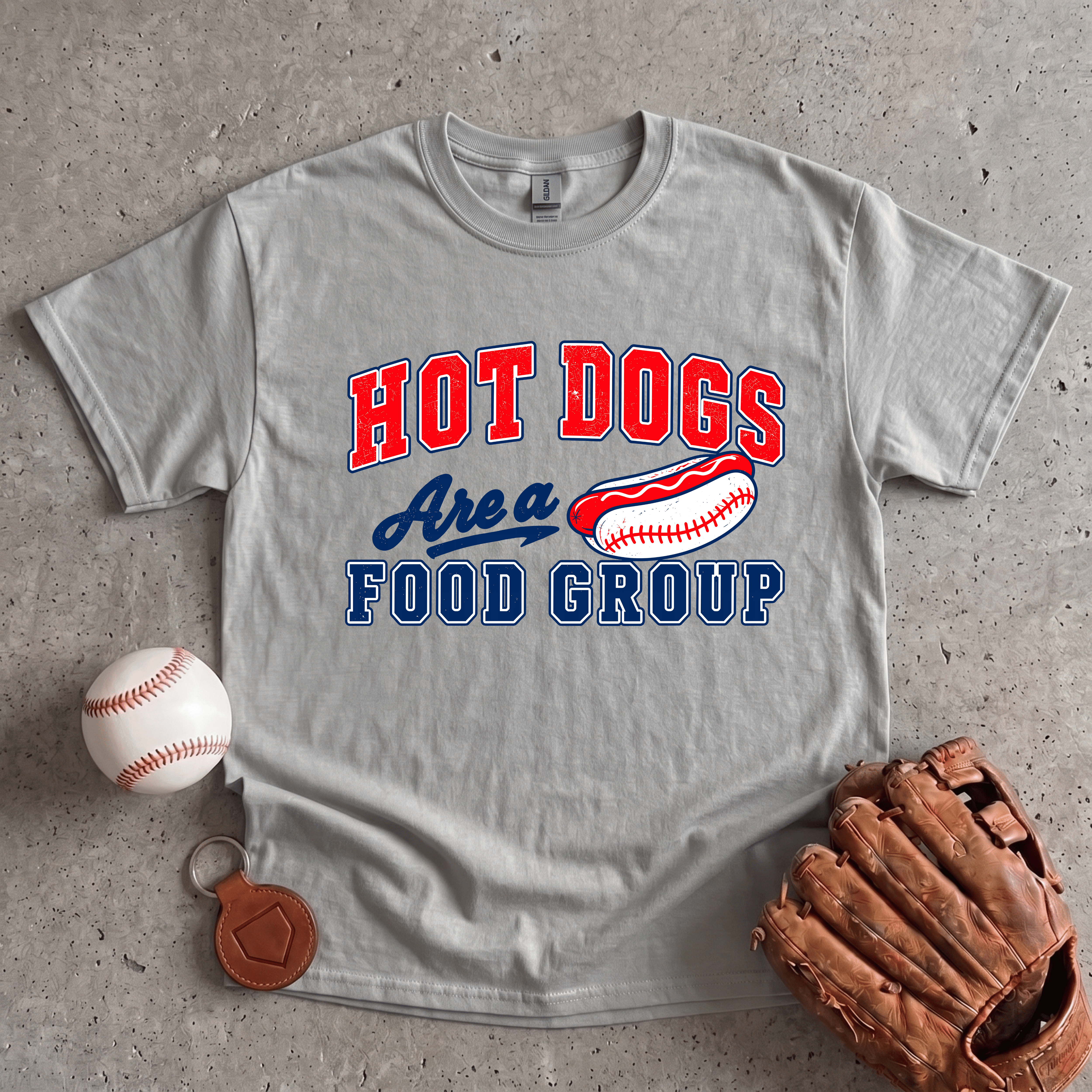 Collection of Hot Dogs Are a Food Group T-Shirt in a gallery layout