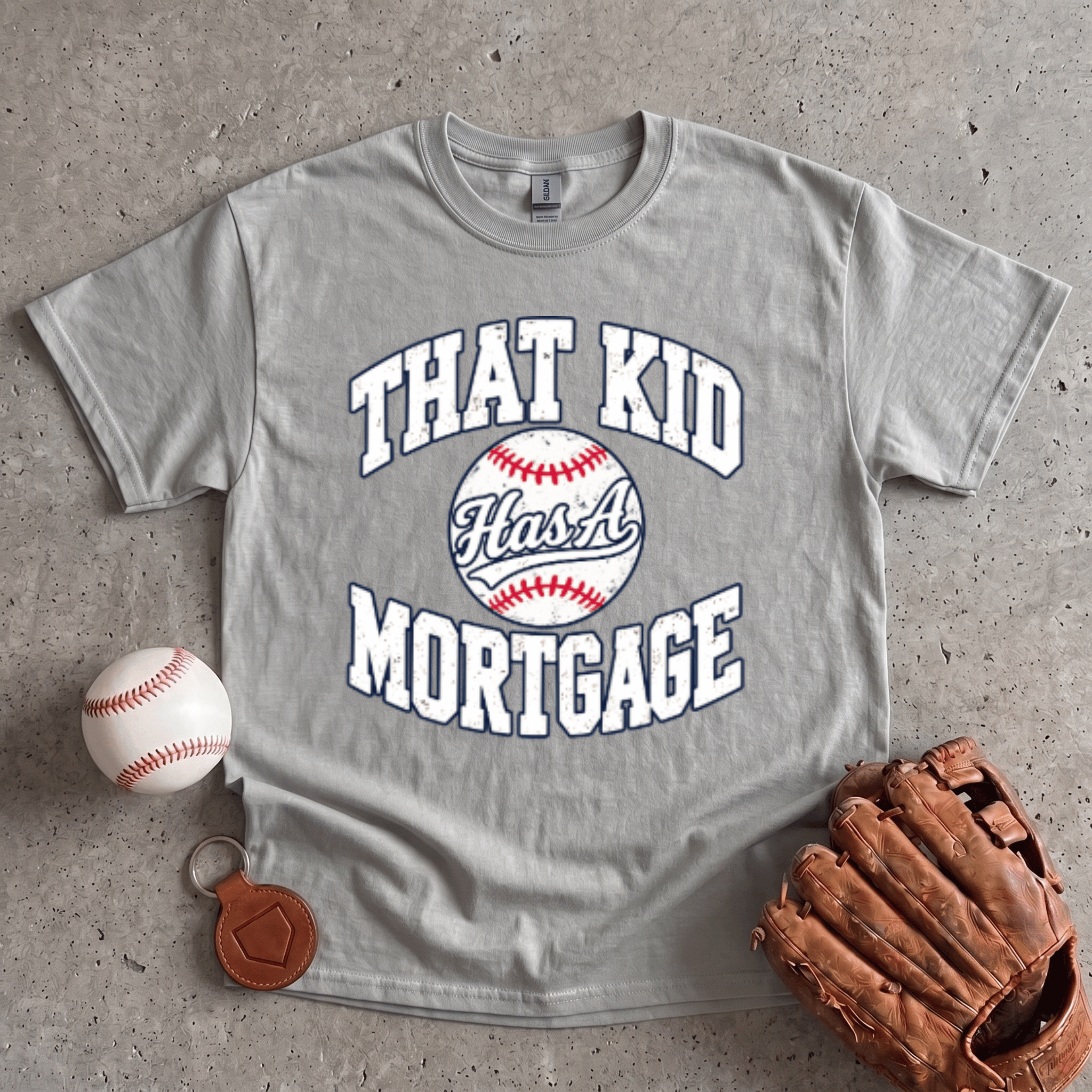 Collection of That Kid Has A Mortgage T-Shirt in a gallery layout