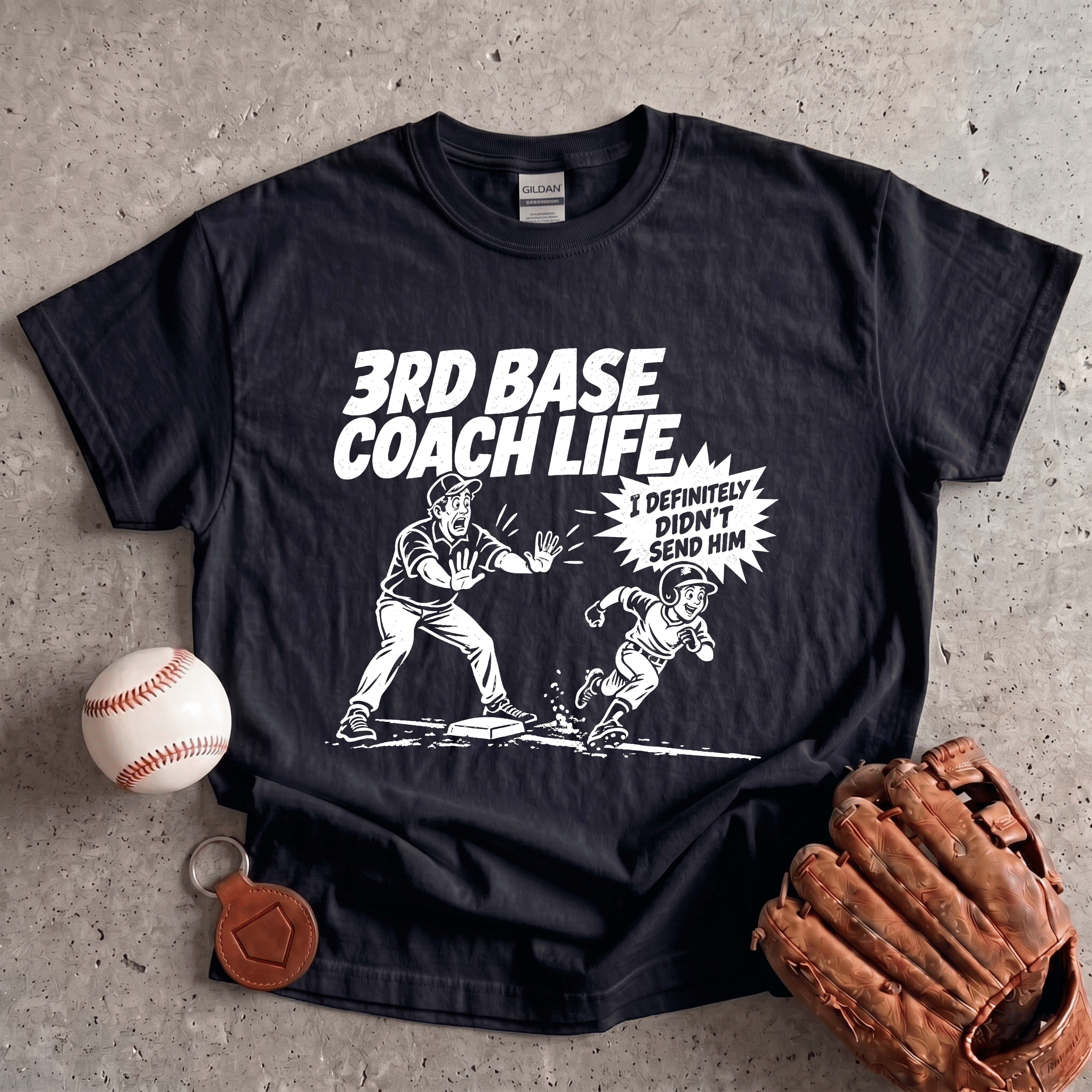 Collection of 3rd Base Coach Life T-Shirt in a gallery layout