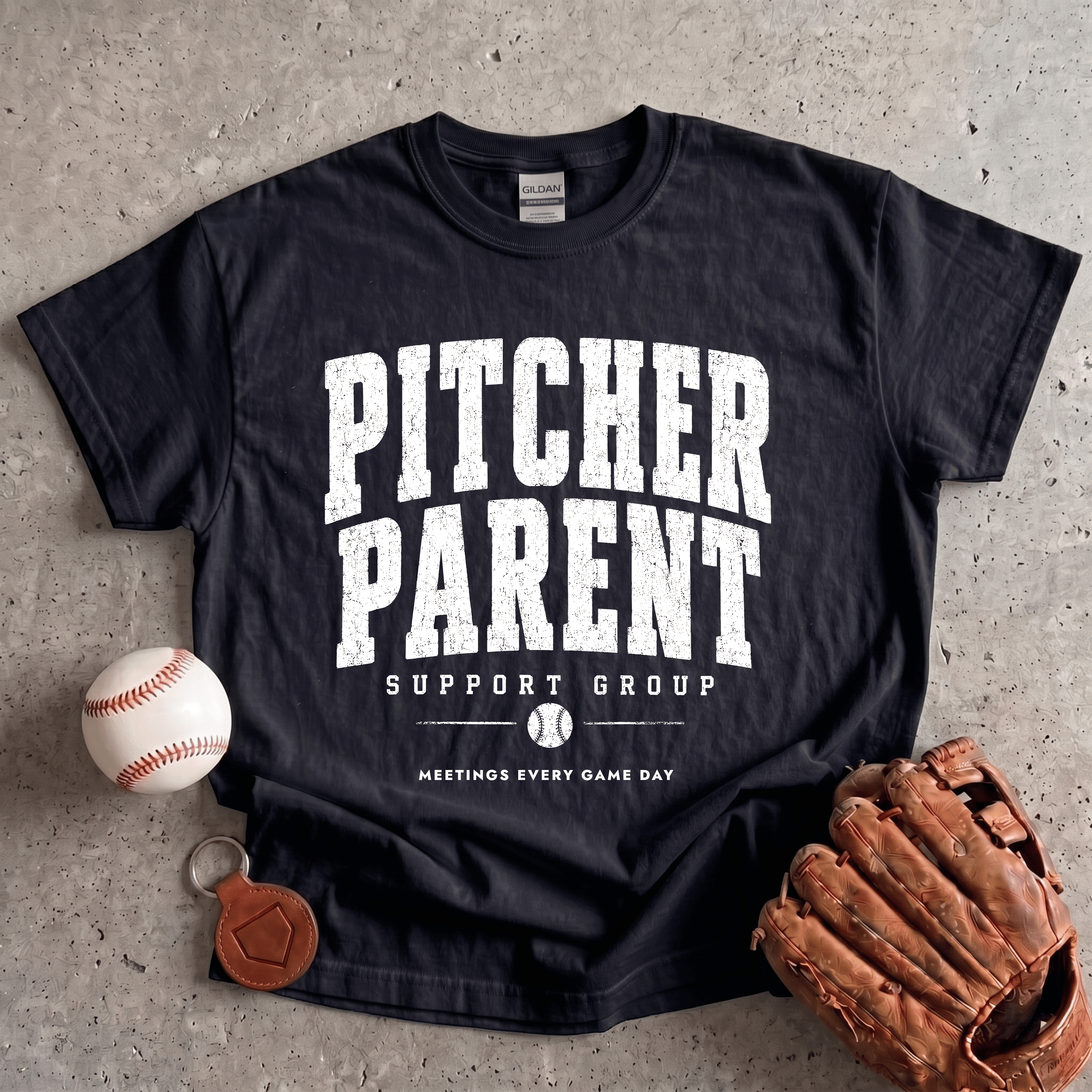 Collection of Pitcher Parent Support T-Shirt in a gallery layout