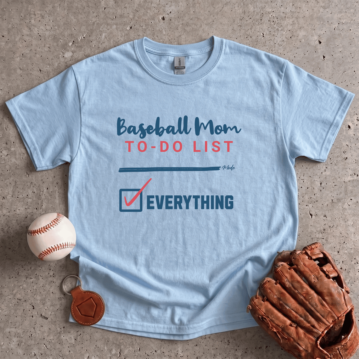 Baseball Mom To Do List T-Shirt