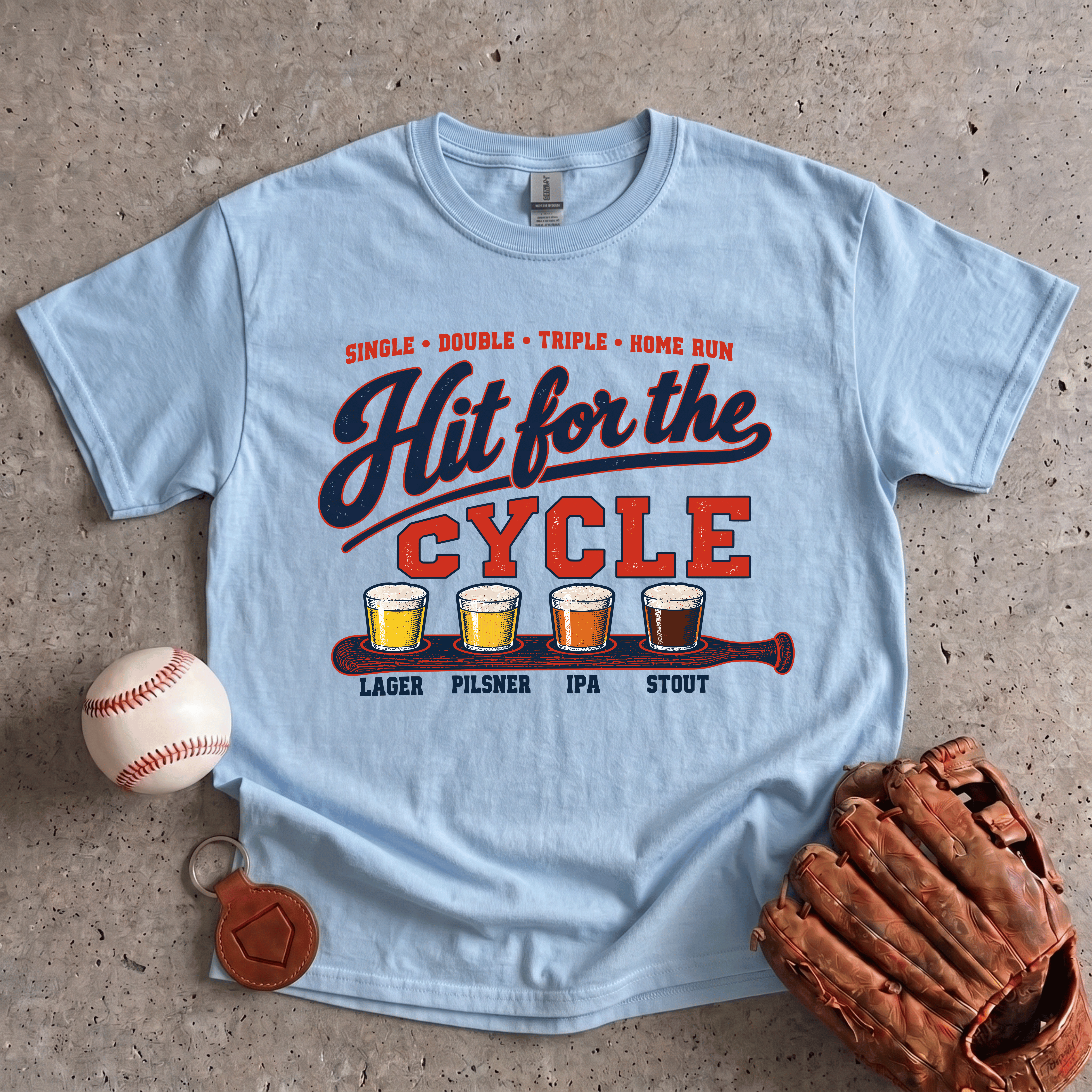 Collection of Hit For The Cycle Beer T-Shirt in a gallery layout