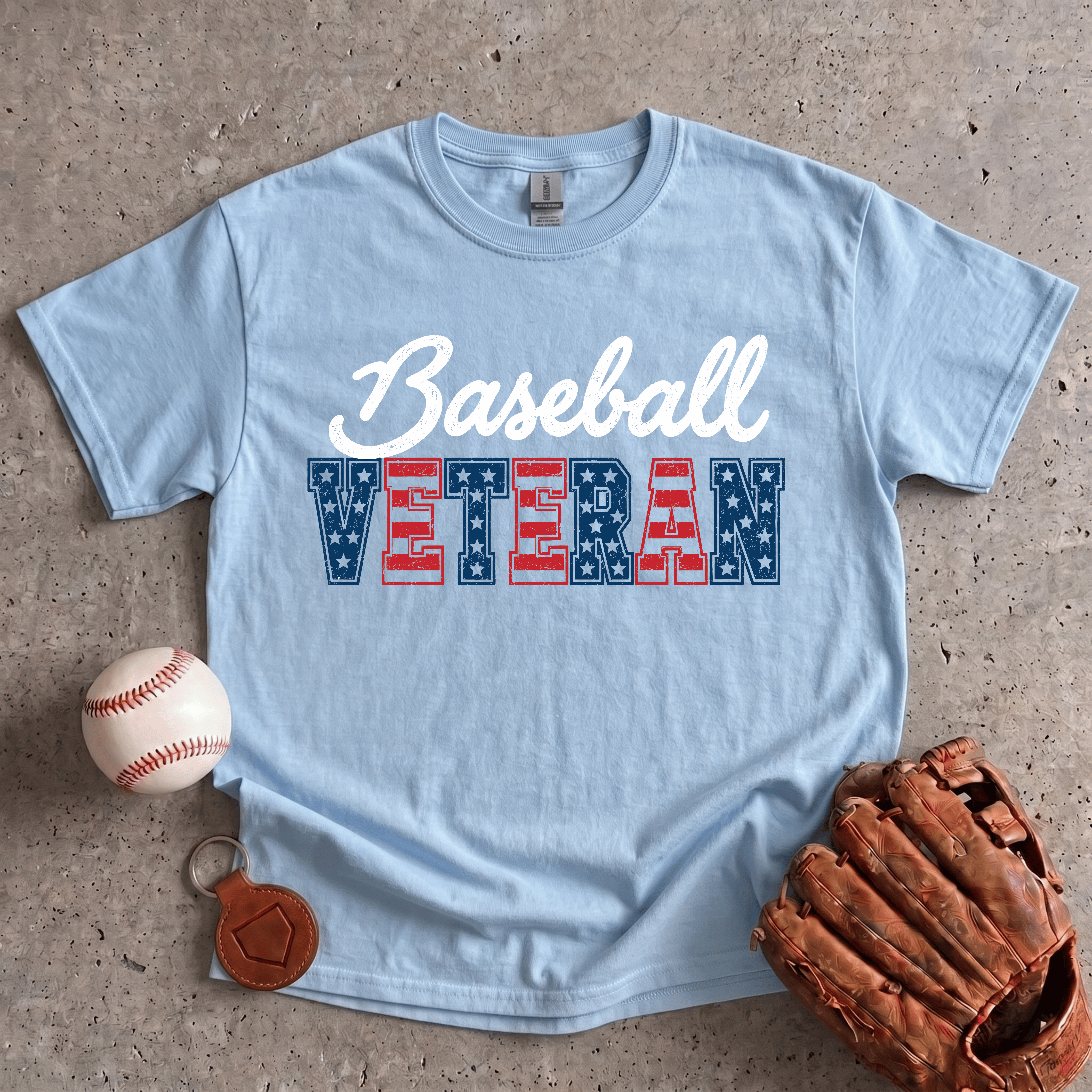 Collection of Baseball Veteran T-Shirt in a gallery layout