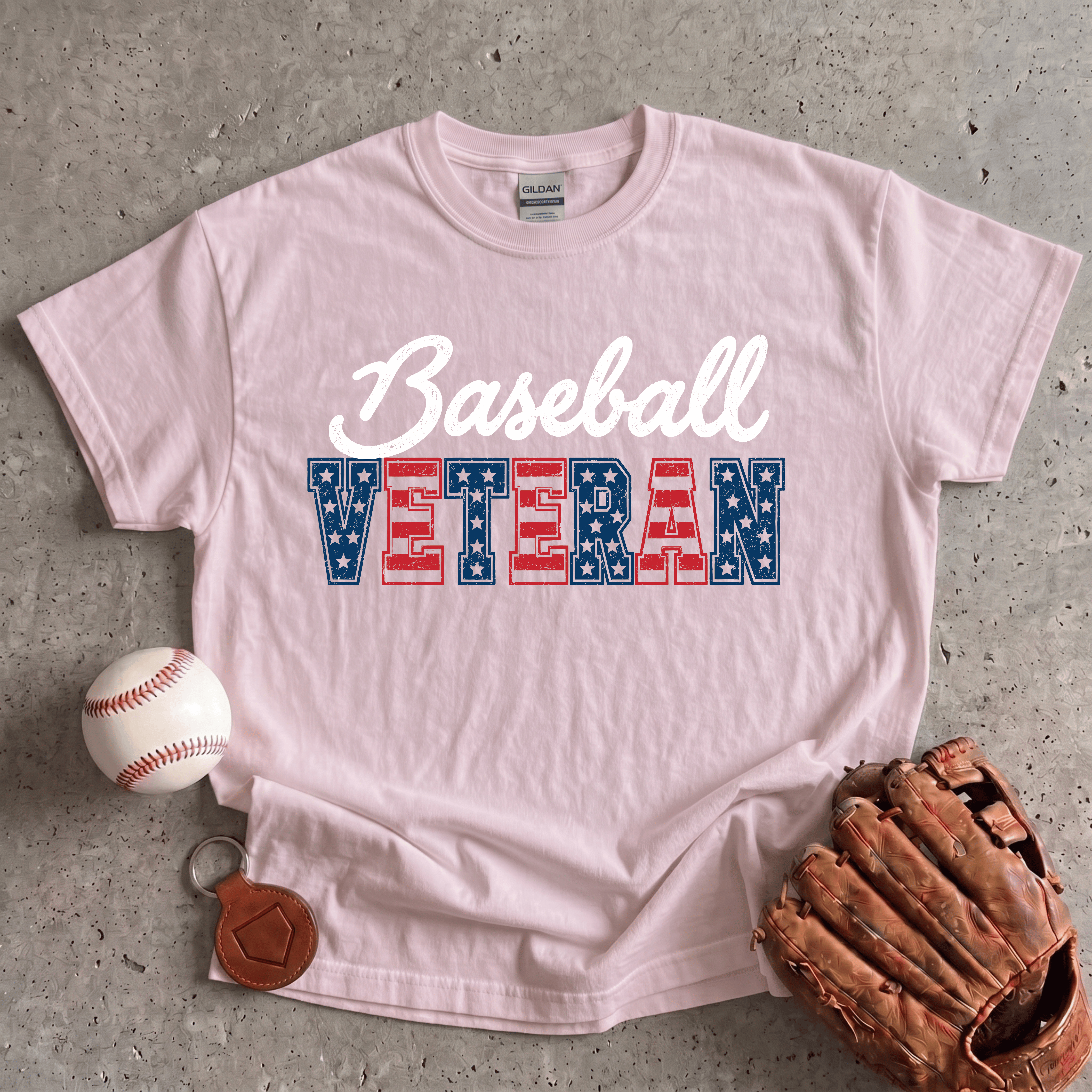 Collection of Baseball Veteran T-Shirt in a gallery layout
