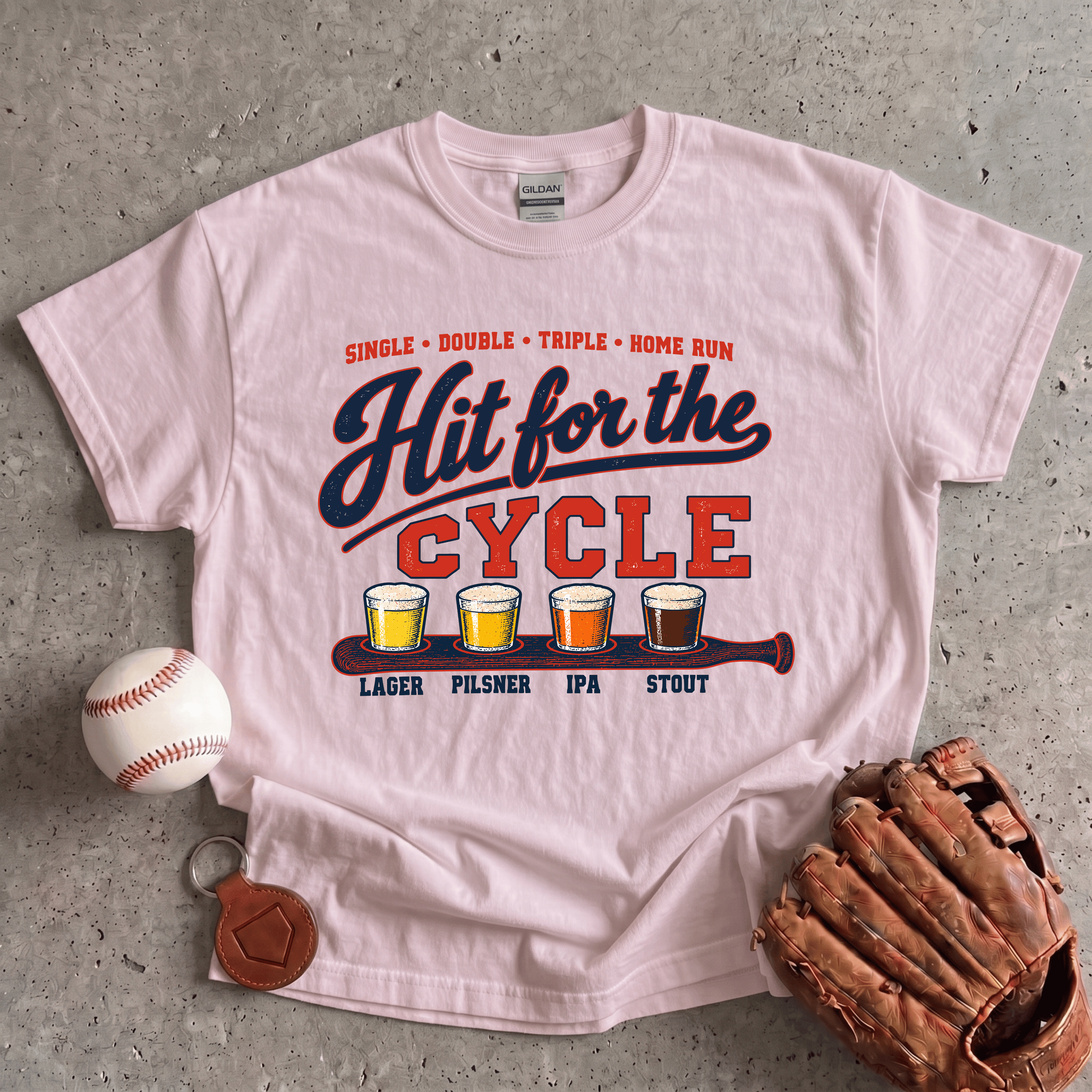 Collection of Hit For The Cycle Beer T-Shirt in a gallery layout