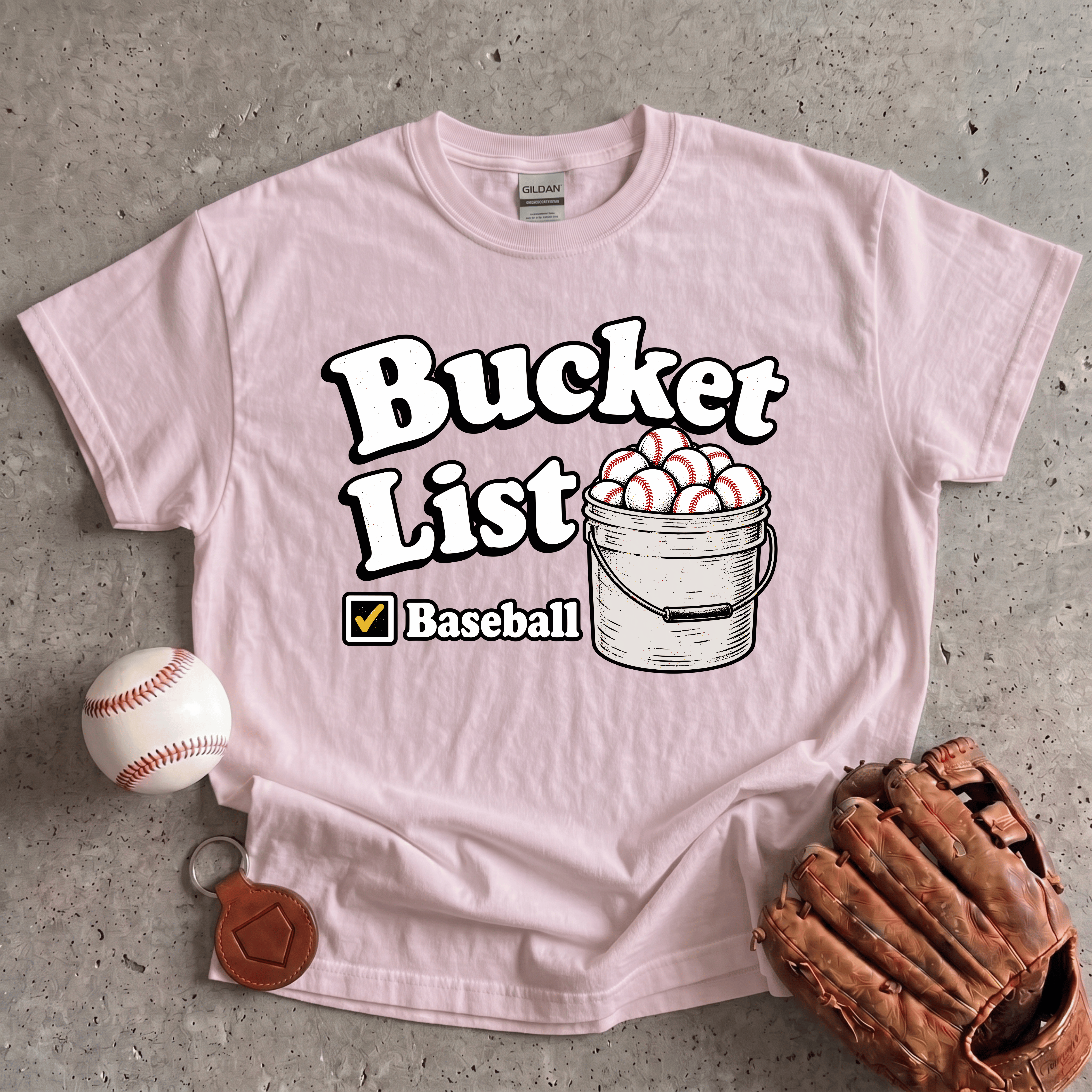 Collection of Bucket List T-Shirt in a gallery layout