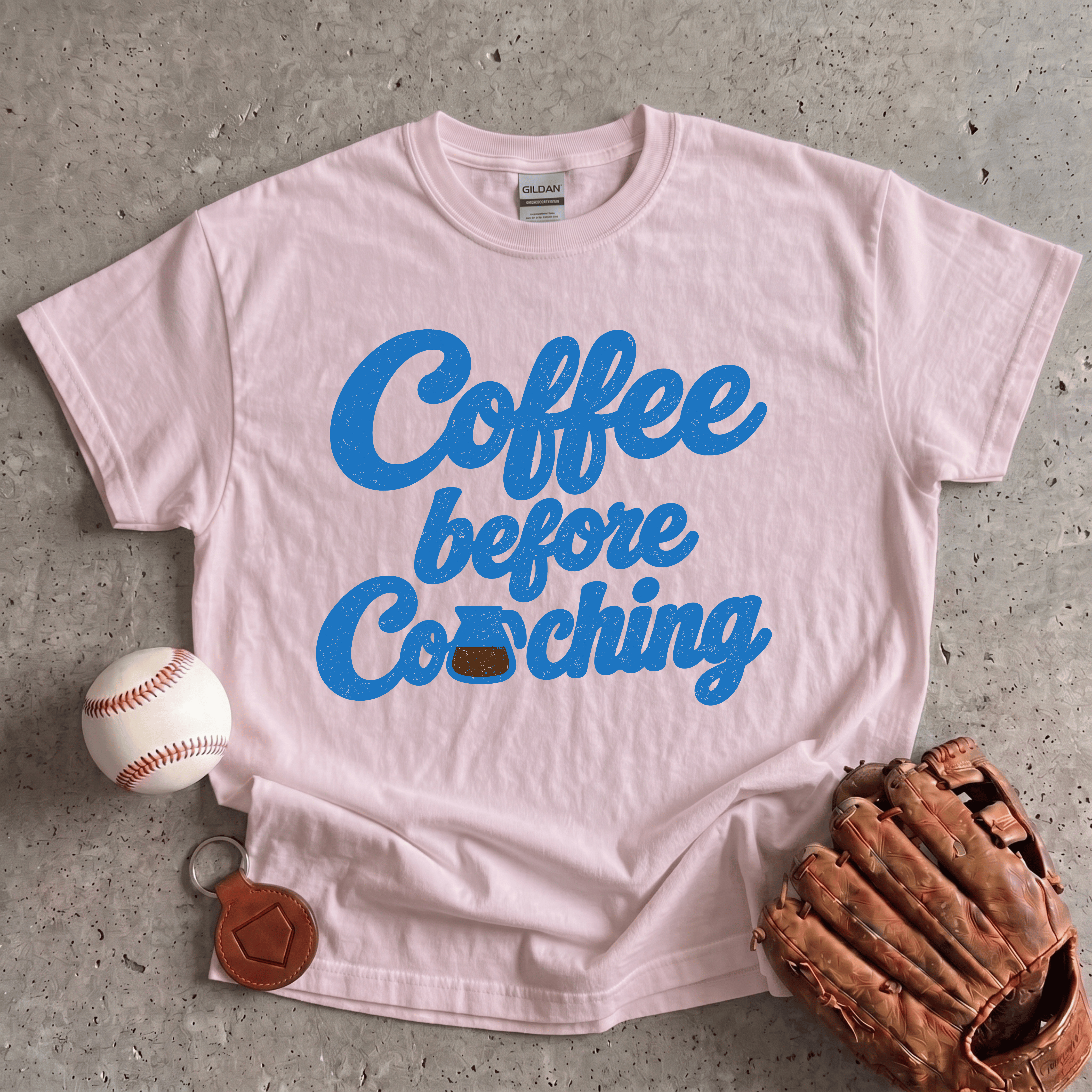 Collection of Coffee Before Coaching T-Shirt in a gallery layout