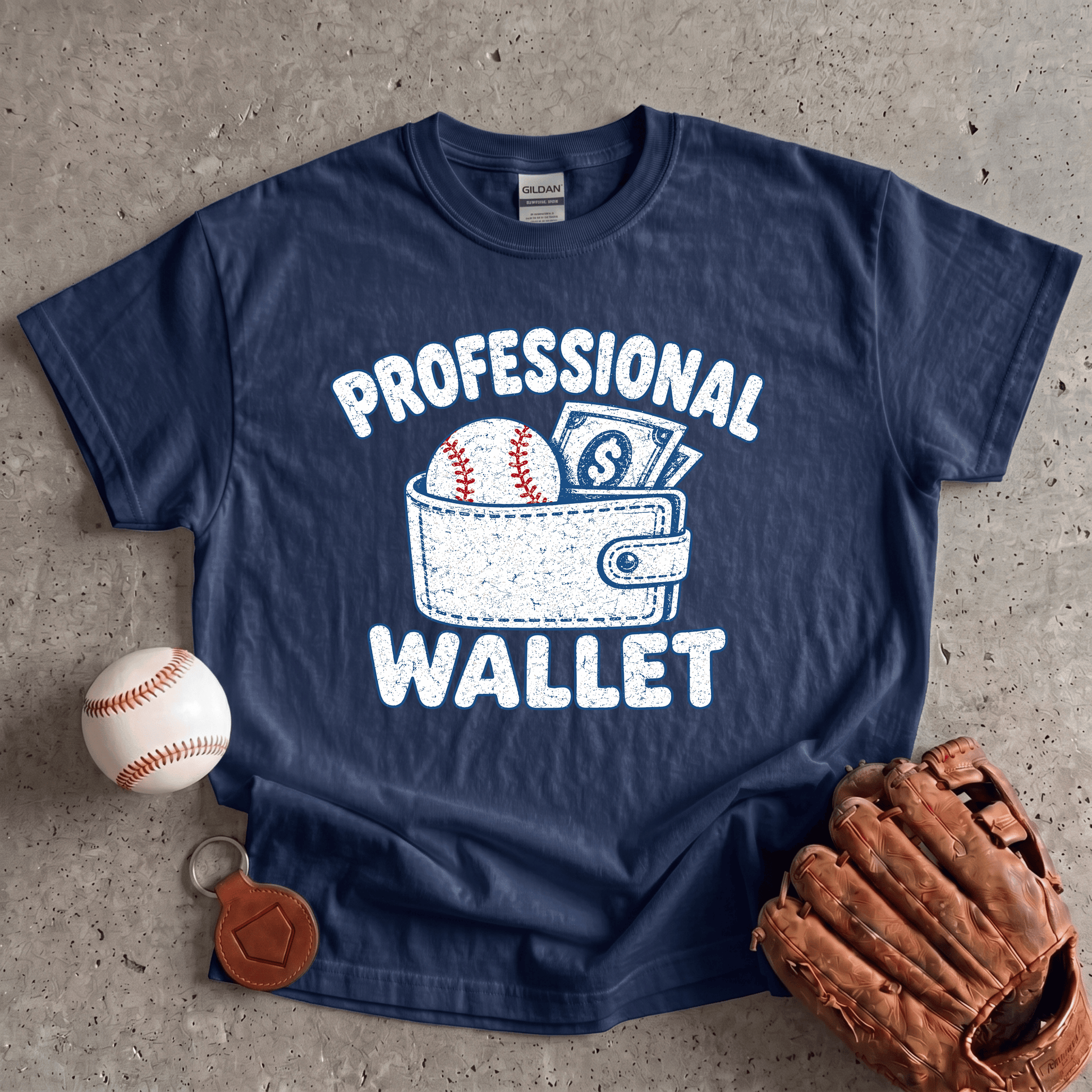 Professional Wallet Baseball Parent T-Shirt