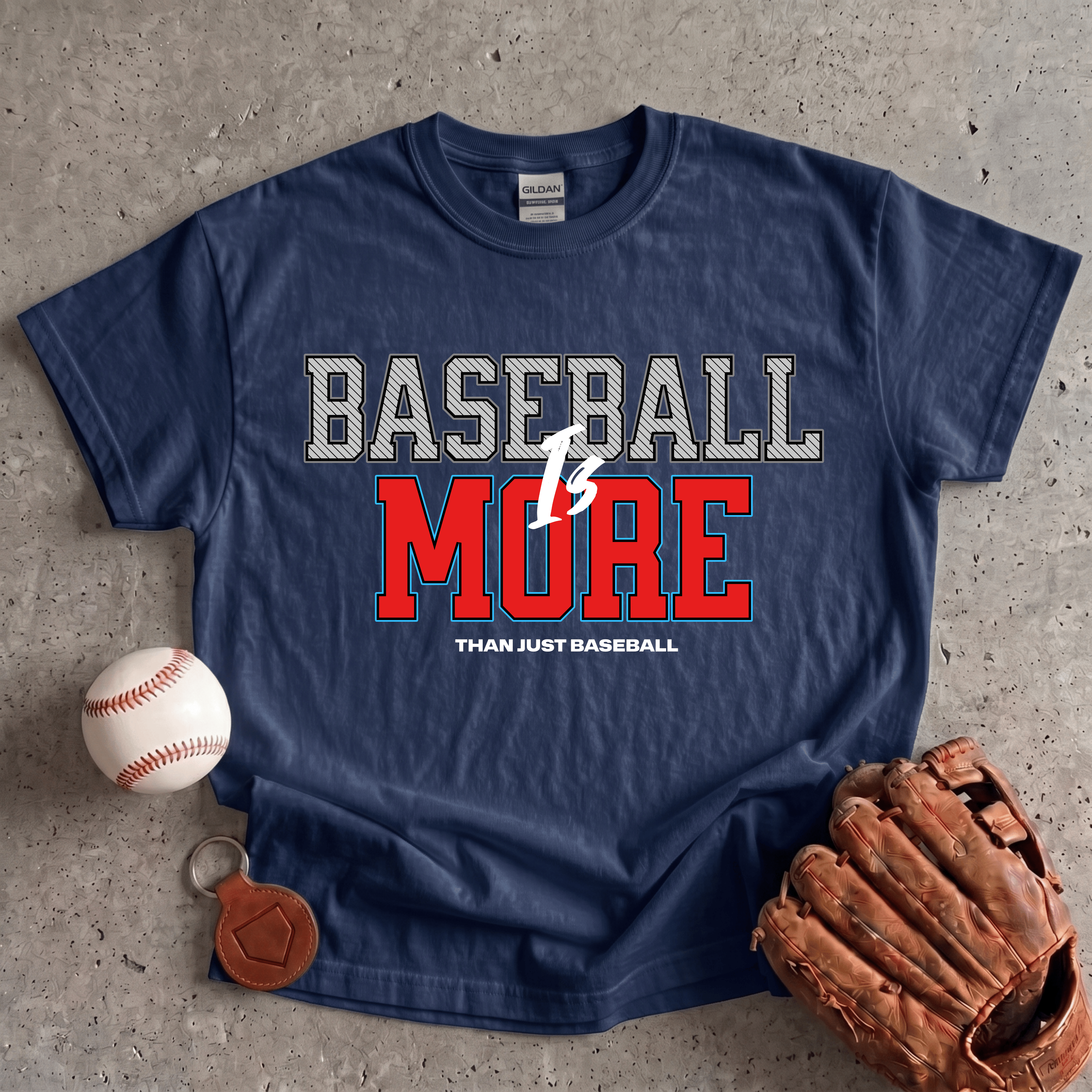 Collection of More Than Just Baseball T-Shirt in a gallery layout