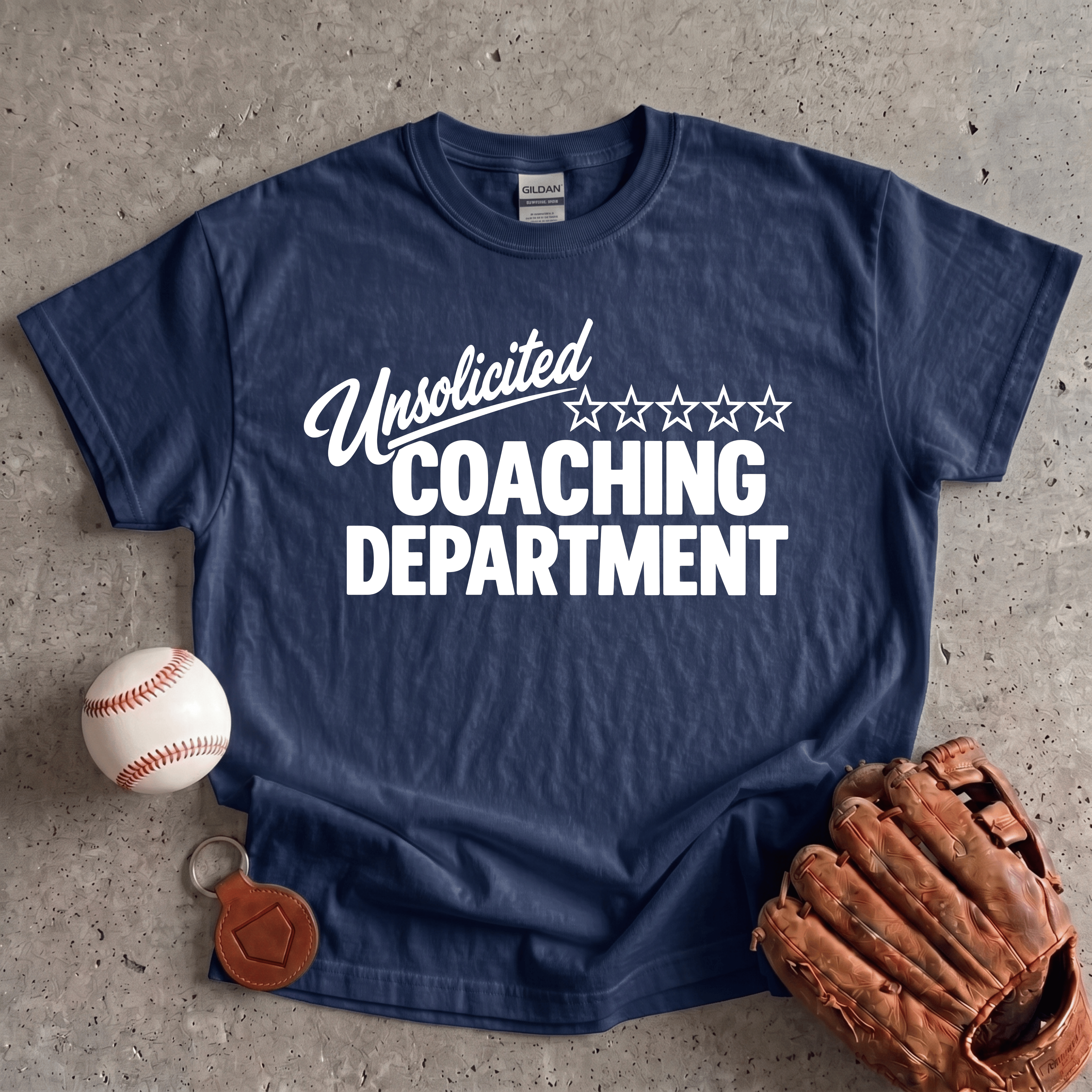 Collection of Unsolicited Coaching Dept T-Shirt in a gallery layout