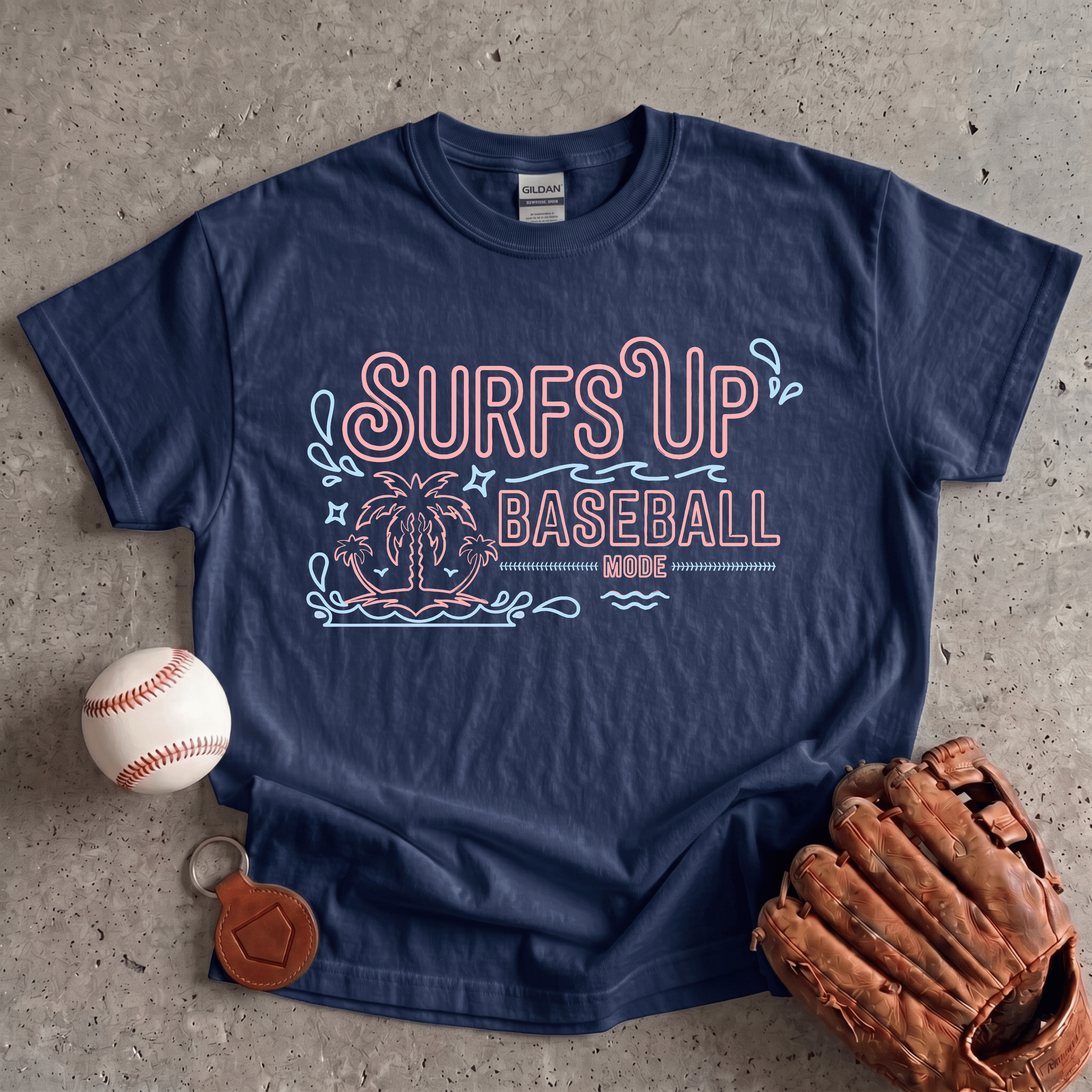 Collection of Surfs Up Baseball in a gallery layout
