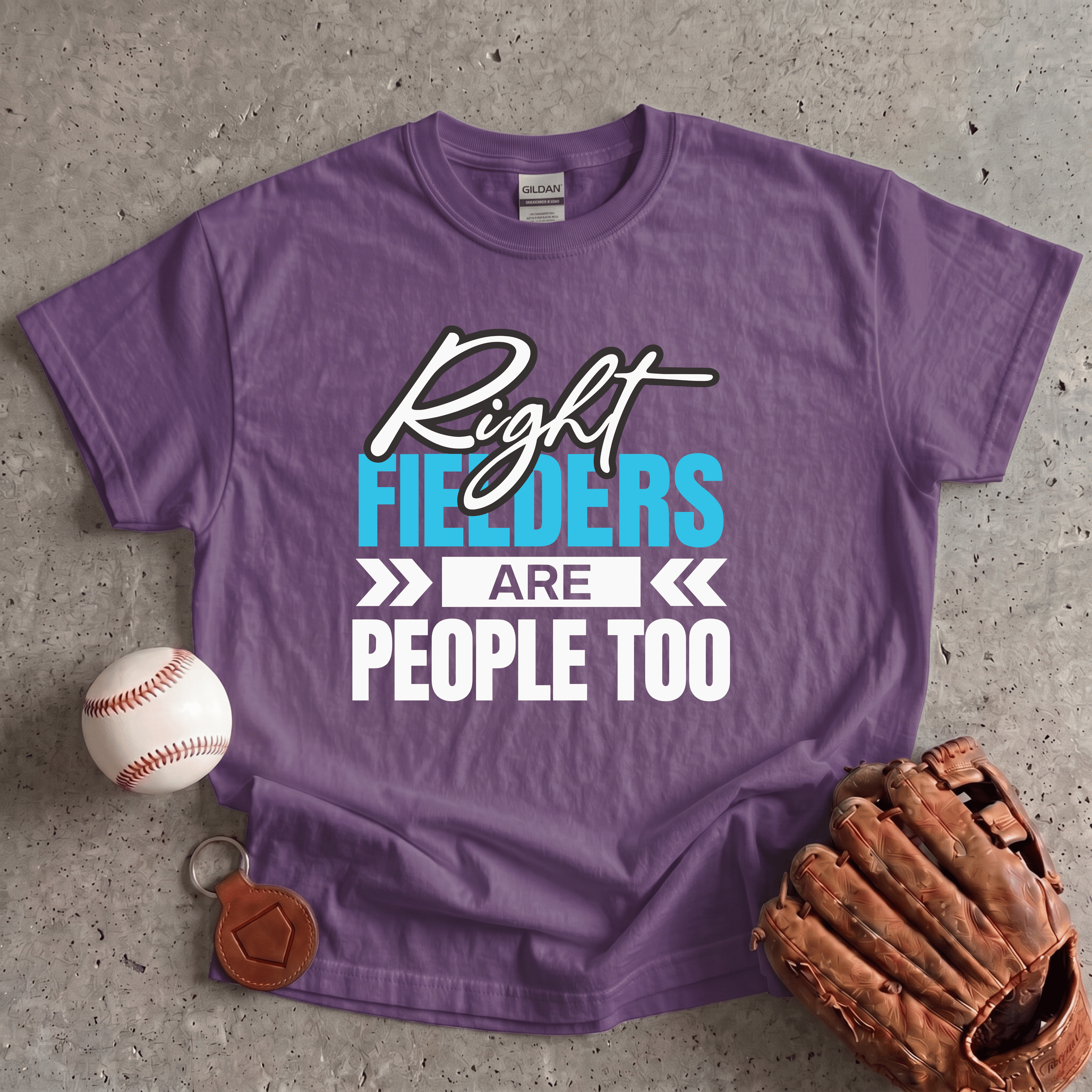 Collection of Right Fielders Are People Too T-Shirt in a gallery layout