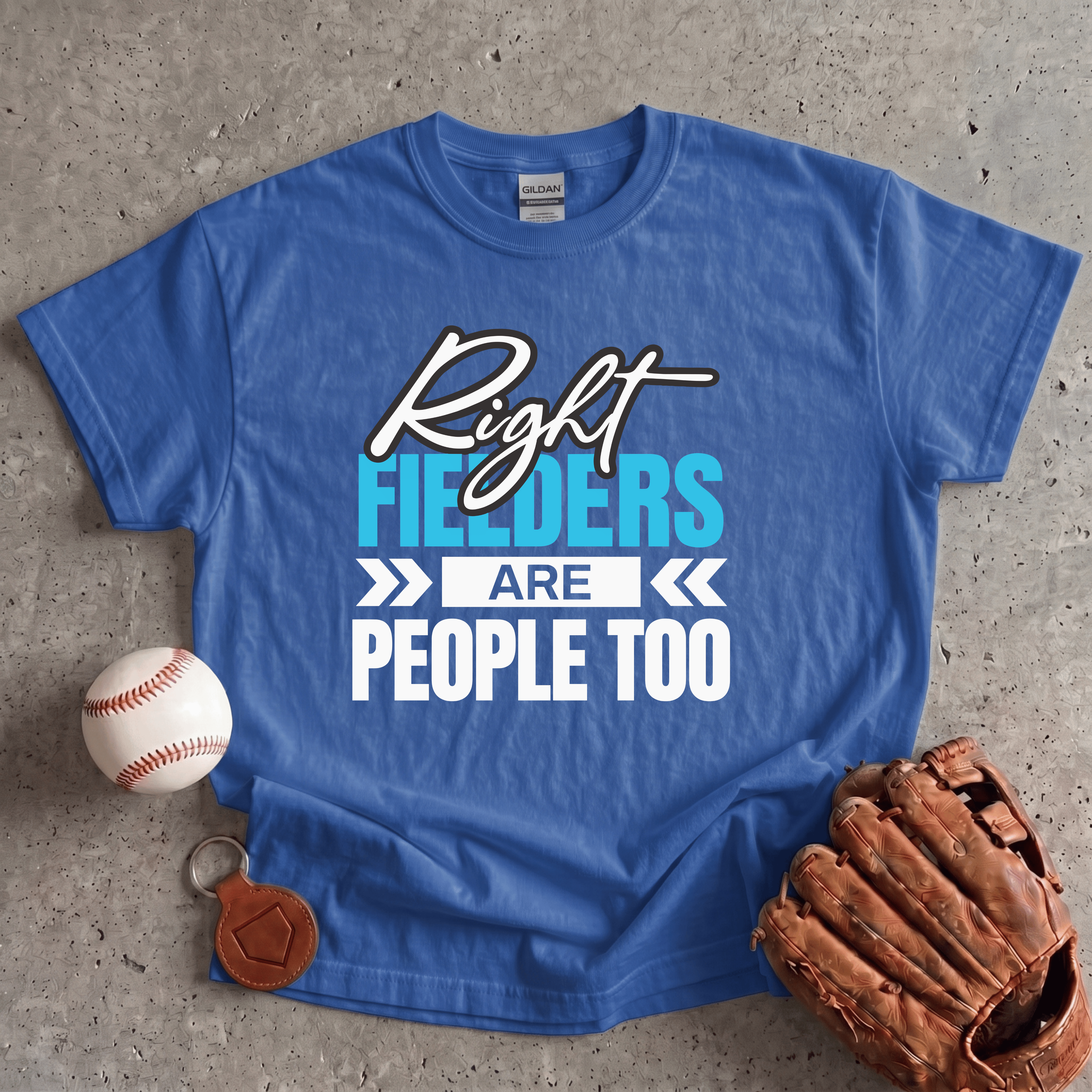 Collection of Right Fielders Are People Too T-Shirt in a gallery layout