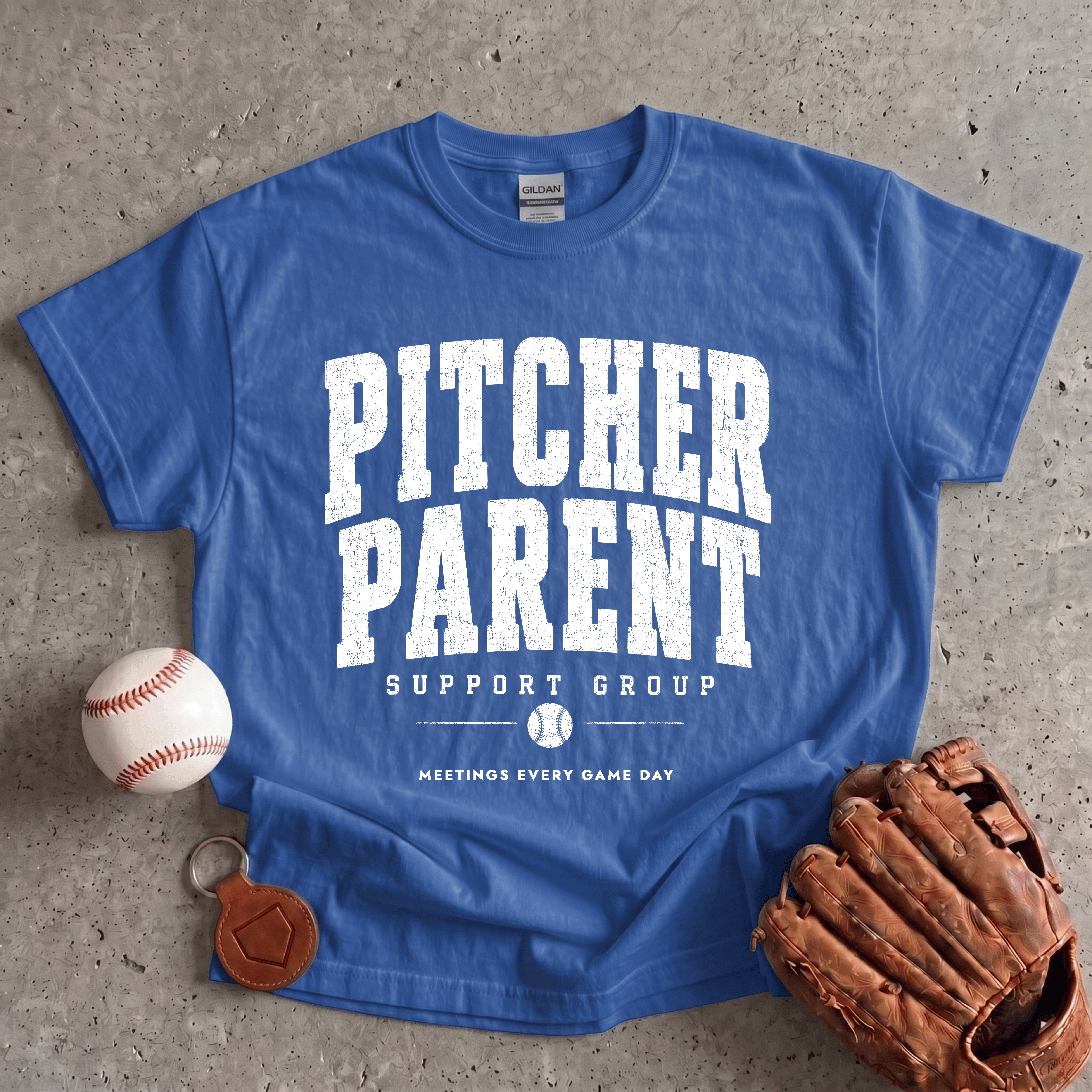 Collection of Pitcher Parent Support T-Shirt in a gallery layout