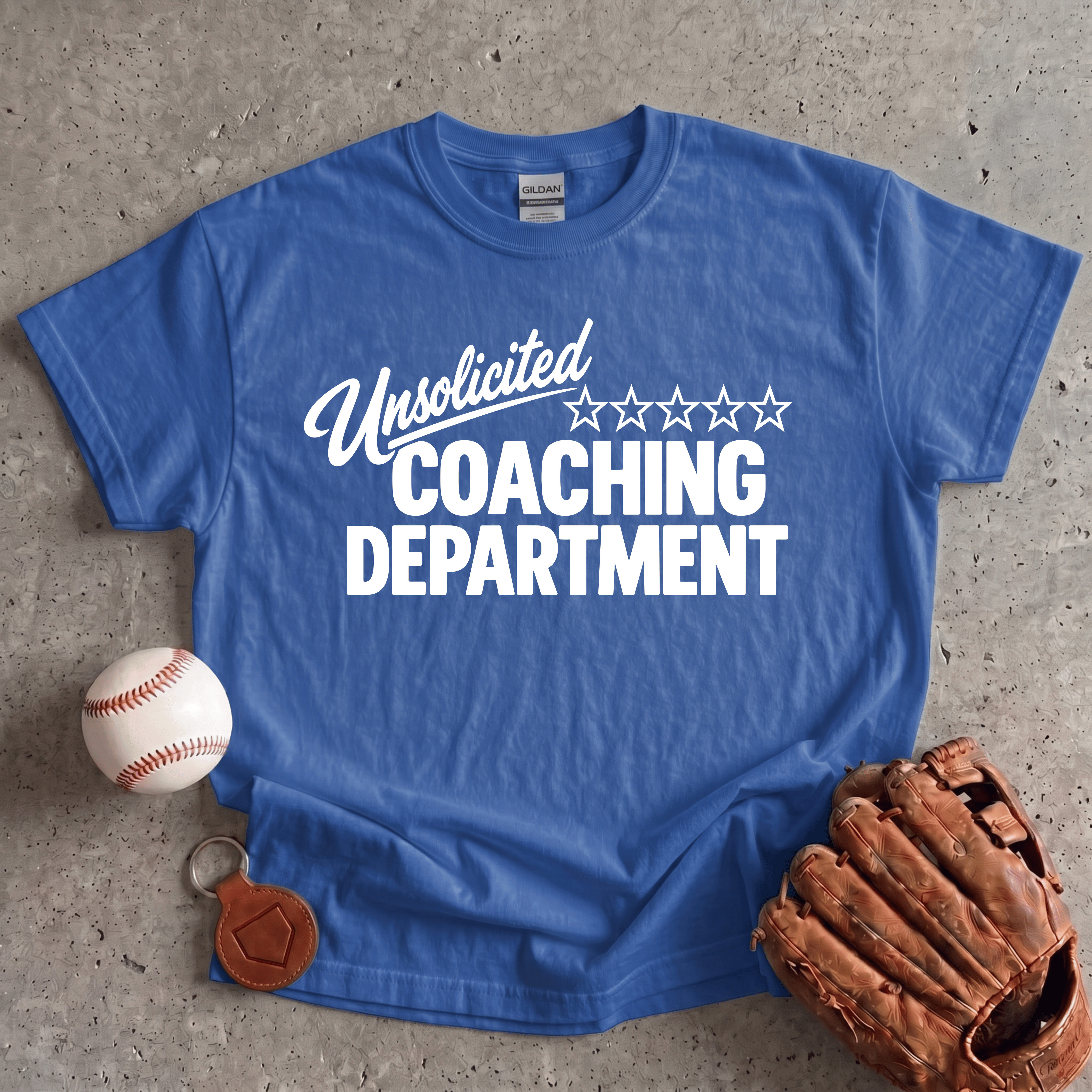 Collection of Unsolicited Coaching Dept T-Shirt in a gallery layout
