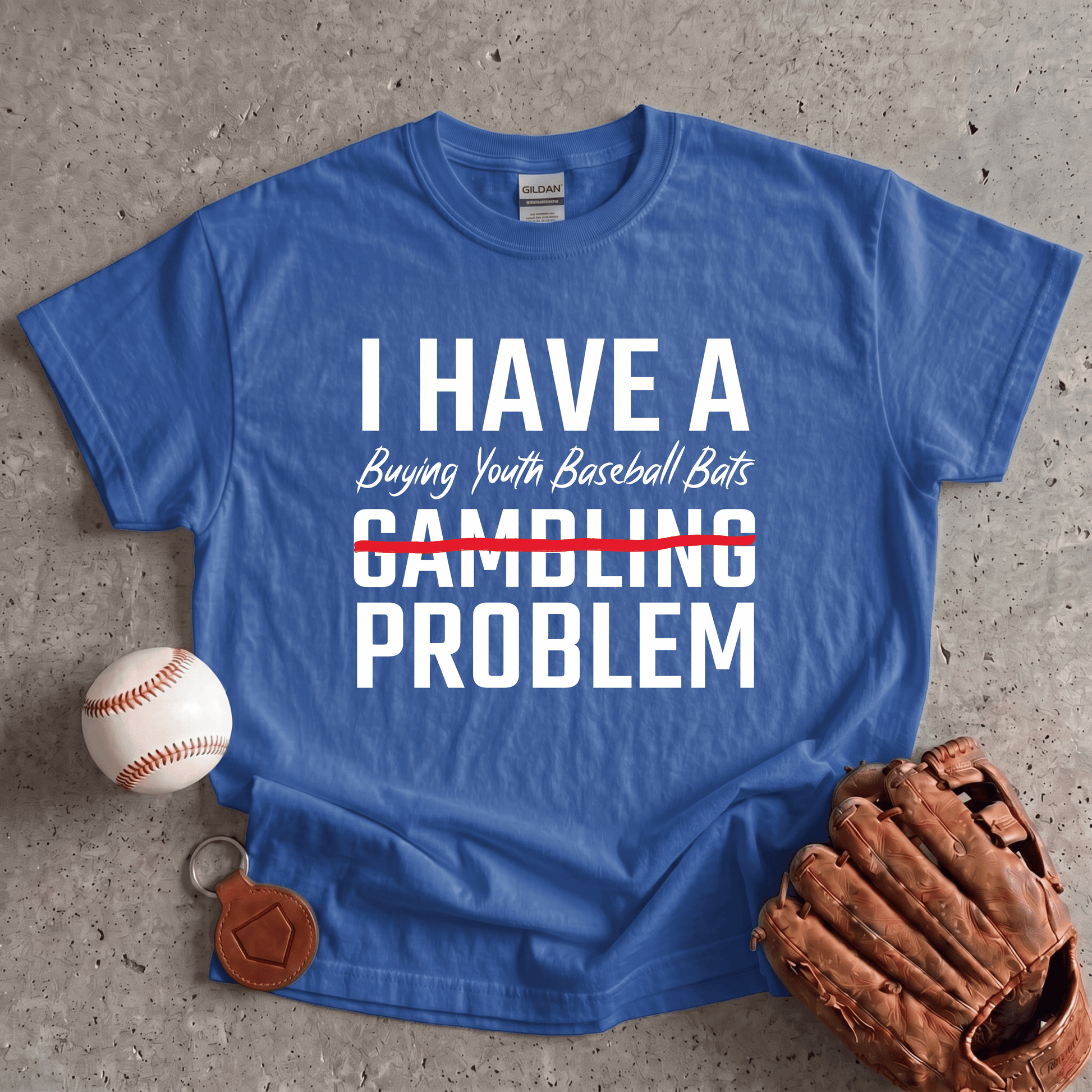 Youth Baseball Bats Problem T-Shirt