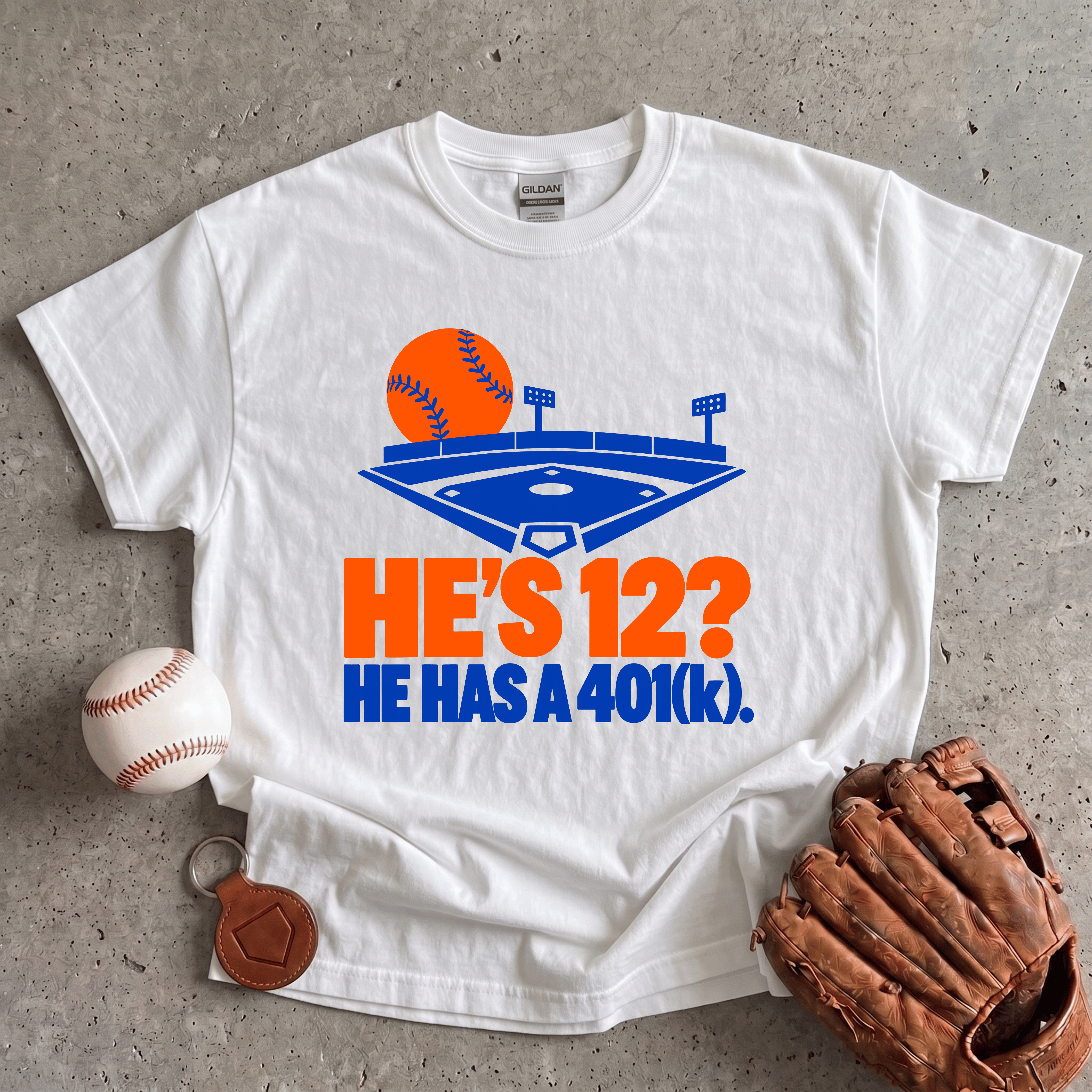 Collection of He Has A 401k T-Shirt in a gallery layout